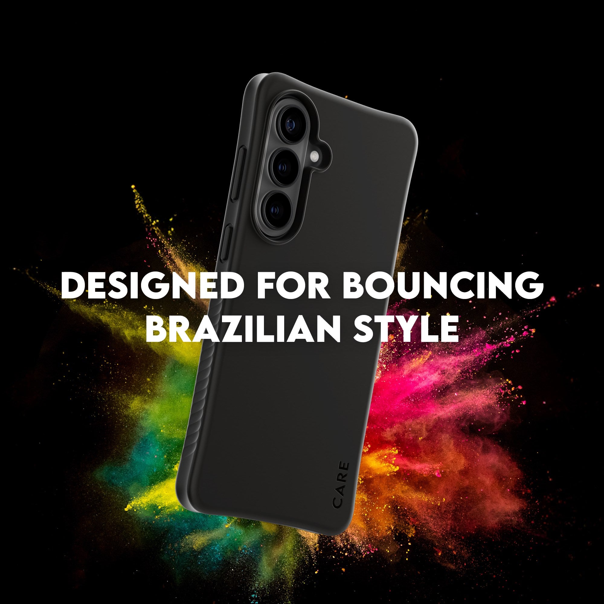 CARE™ by PanzerGlass® Samba Case Black w. Qi Samsung Galaxy S26