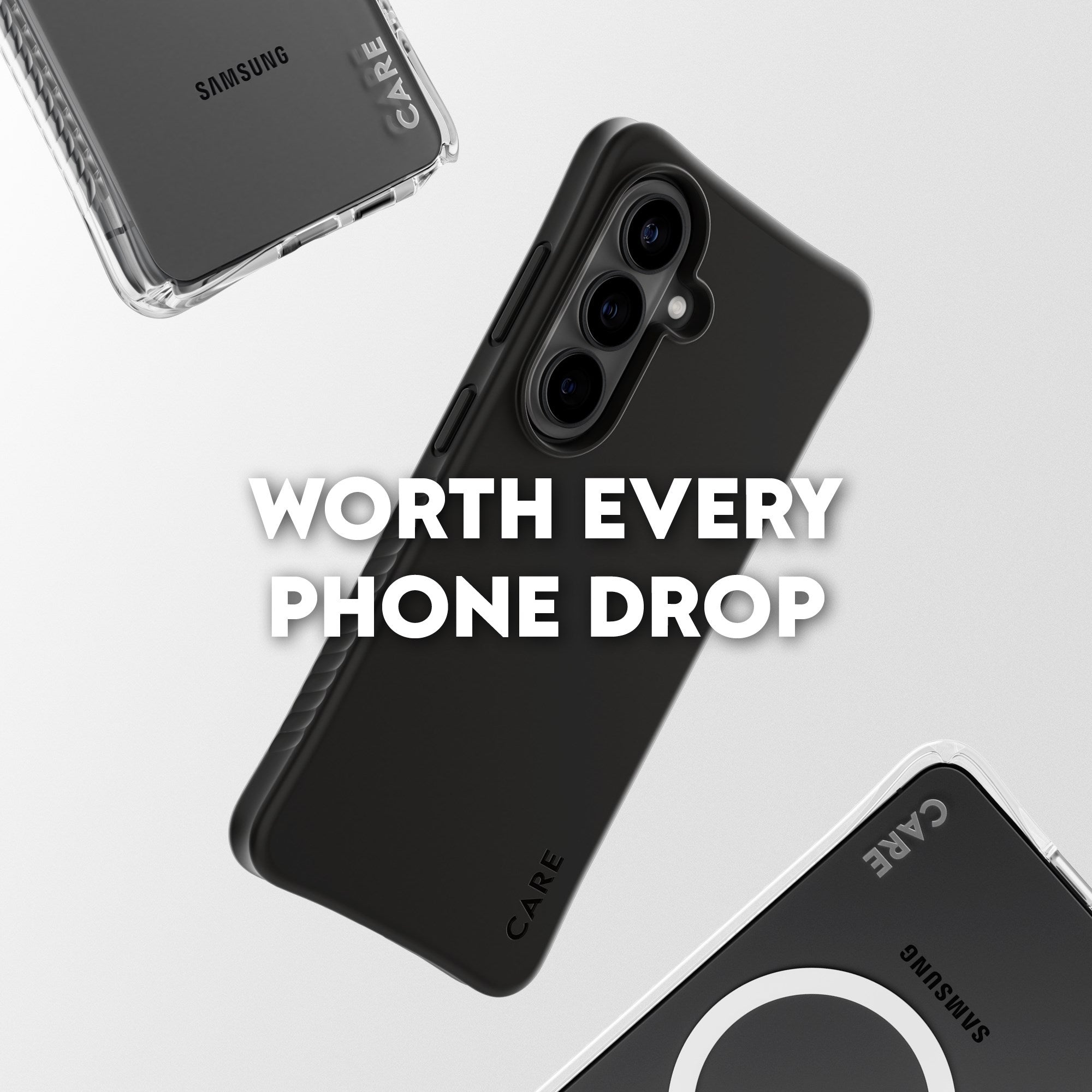 CARE™ by PanzerGlass® Samba Case Black w. Qi Samsung Galaxy S26