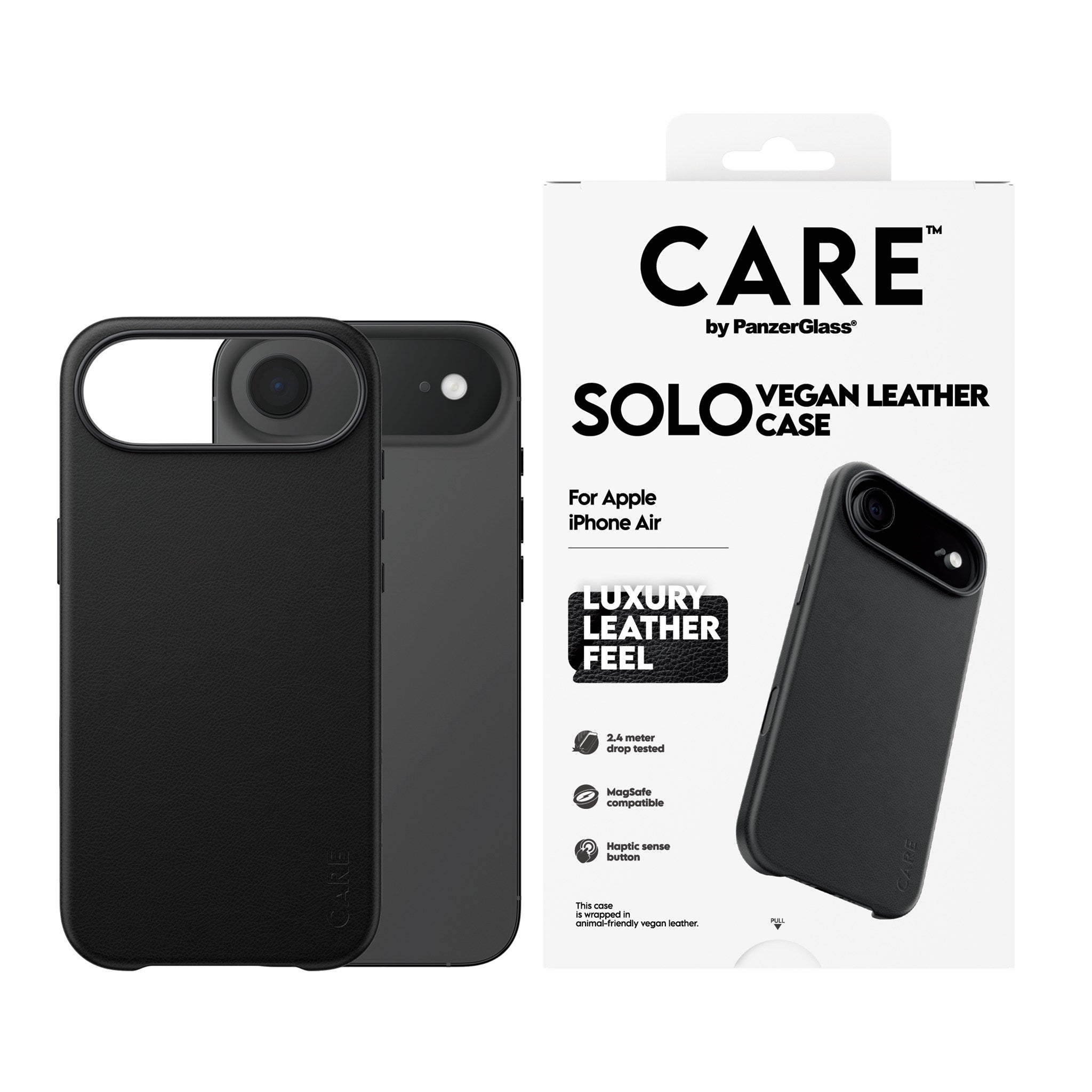 CARE™ by PanzerGlass® Solo Case Black iPhone Air
