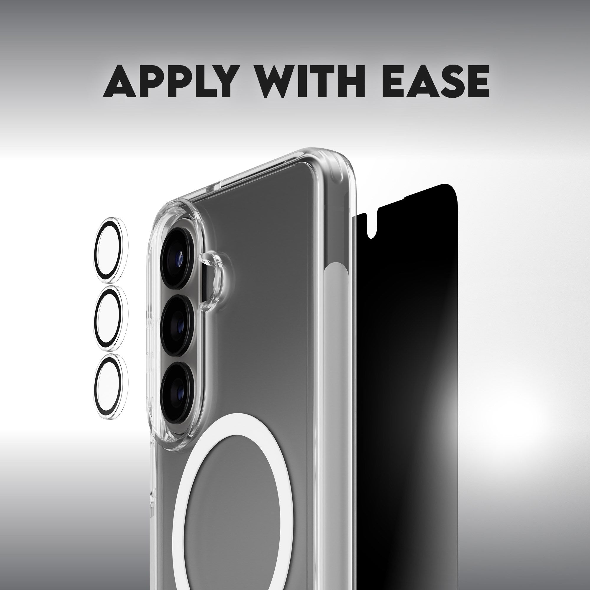 PanzerGlass® | CARE™ by PanzerGlass® Privacy 3-in-1 Bundle Samsung Galaxy S26