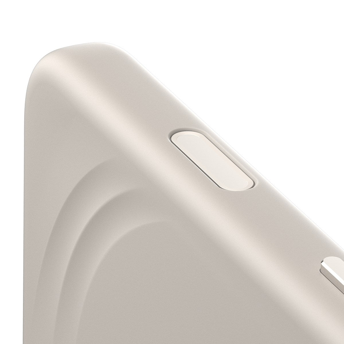 CARE by PanzerGlass® FLOW Case Vanilla w. Haptic Button & MagSafe iPhone 17 Pro