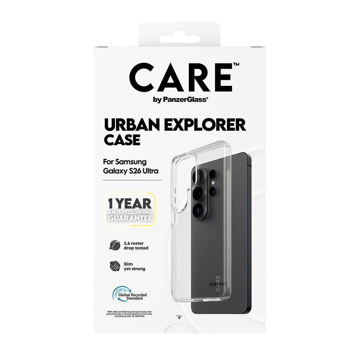 CARE™ by PanzerGlass® Urban Explorer Case Transparent Samsung Galaxy S26 Ultra