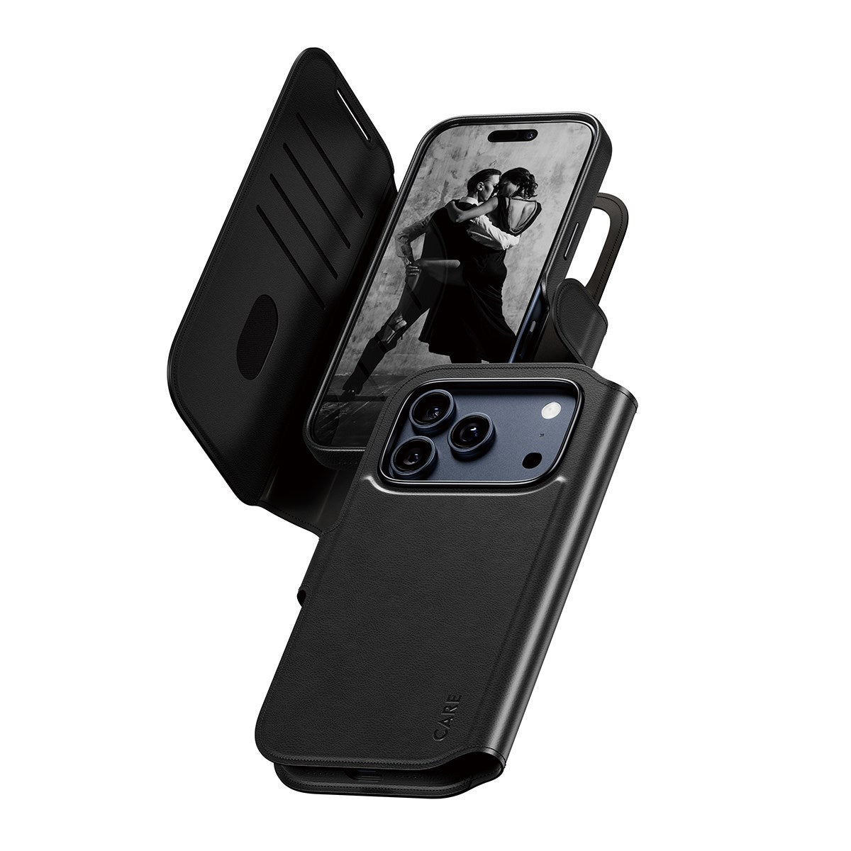 CARE by PanzerGlass® Tango Two-in-One Wallet Case w. MagSafe iPhone 17 Pro