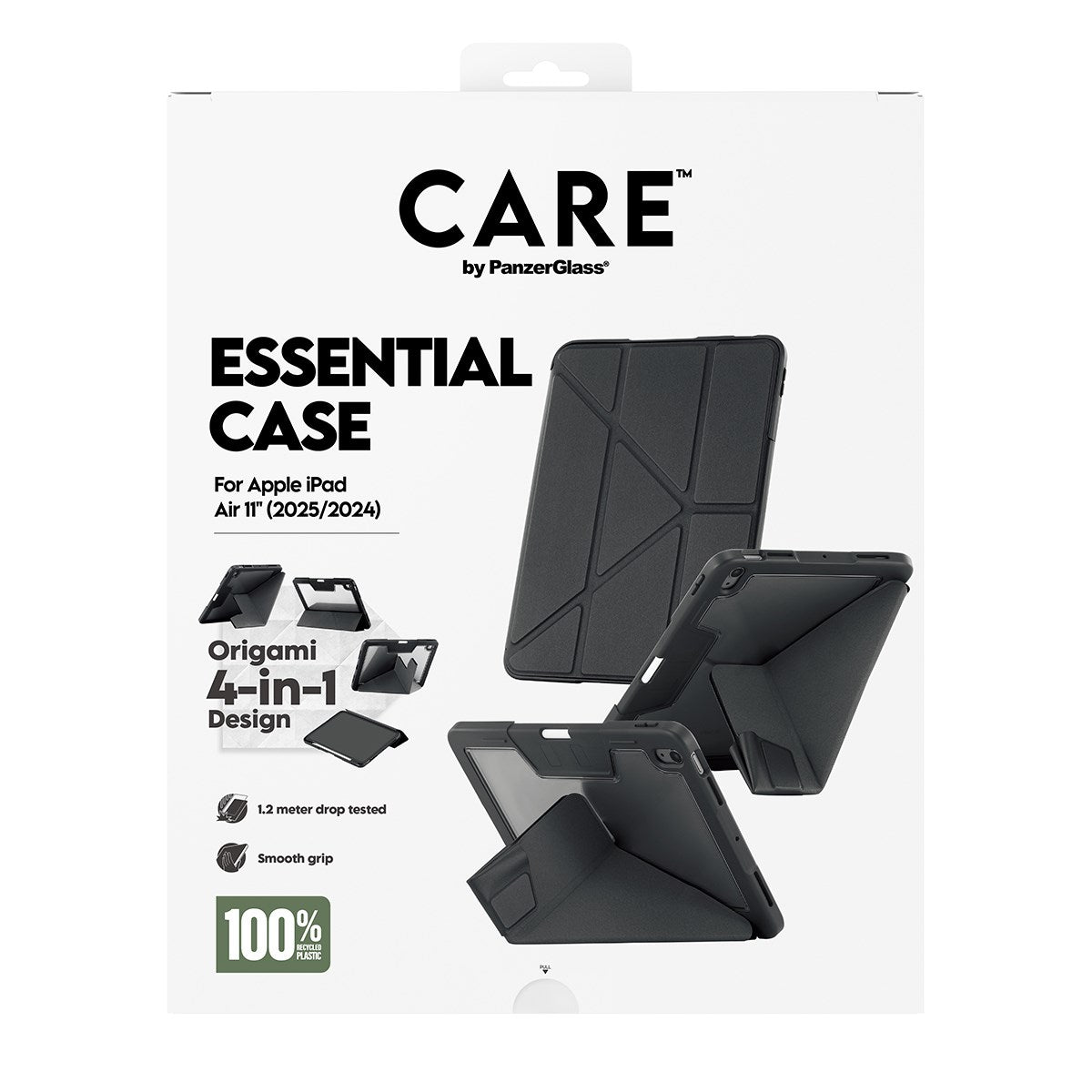 CARE by PanzerGlass® TPU Essential Case Black iPad Air 11