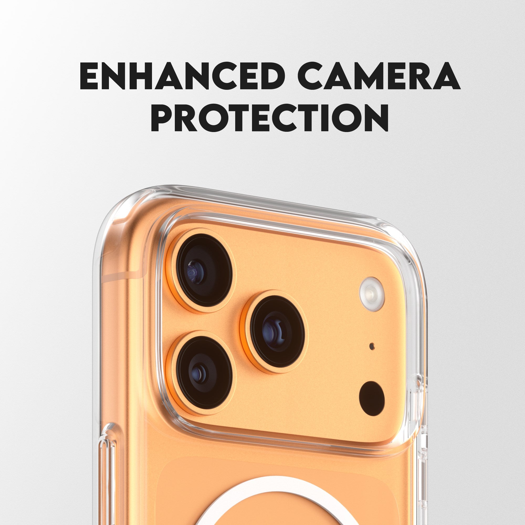 CARE™ by PanzerGlass® Case Transparent w. Kickstand & MagSafe iPhone 17 Pro