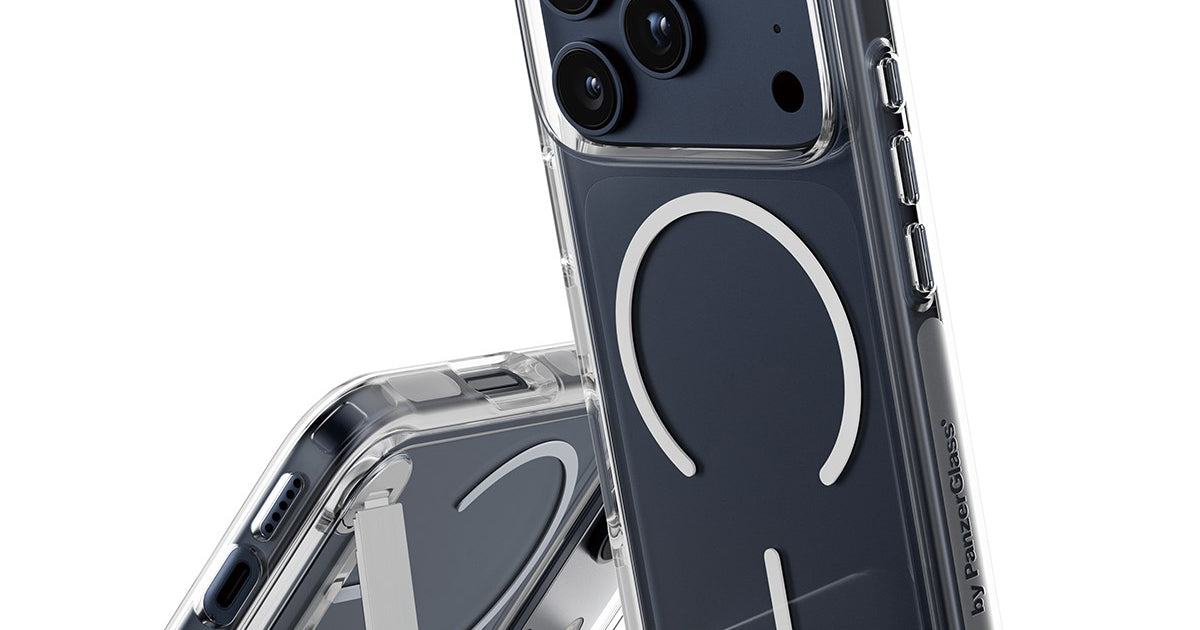 CARE by PanzerGlass® Feature Case Transparent w. Kickstand & MagSafe i