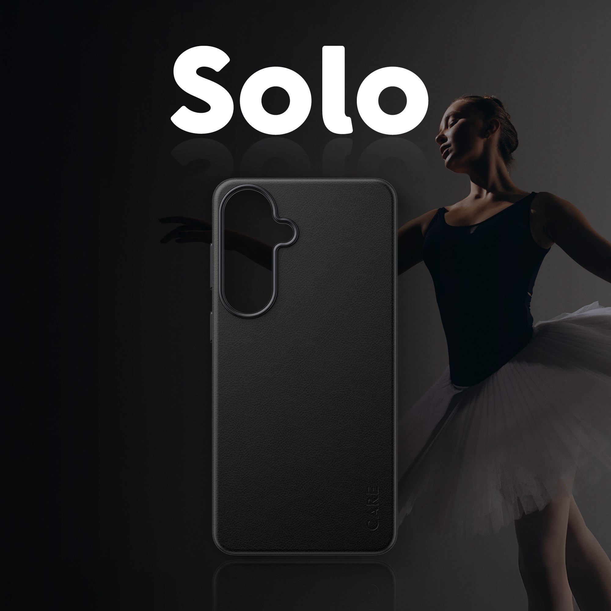 CARE™ by PanzerGlass® Solo Case Black w. Qi Samsung Galaxy S26+