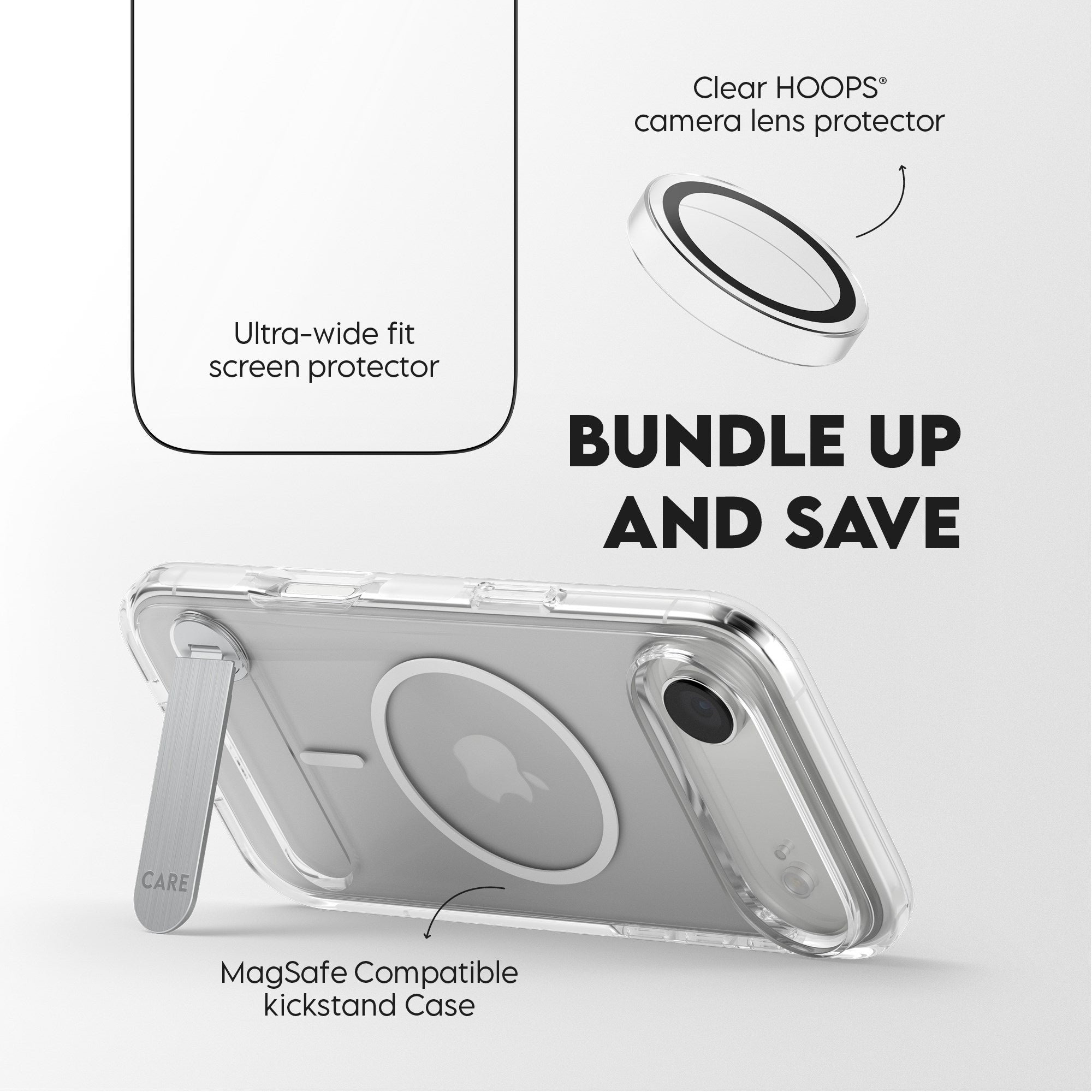 PanzerGlass® | CARE™ by PanzerGlass® 3-in-1 Kick Bundle iPhone Air