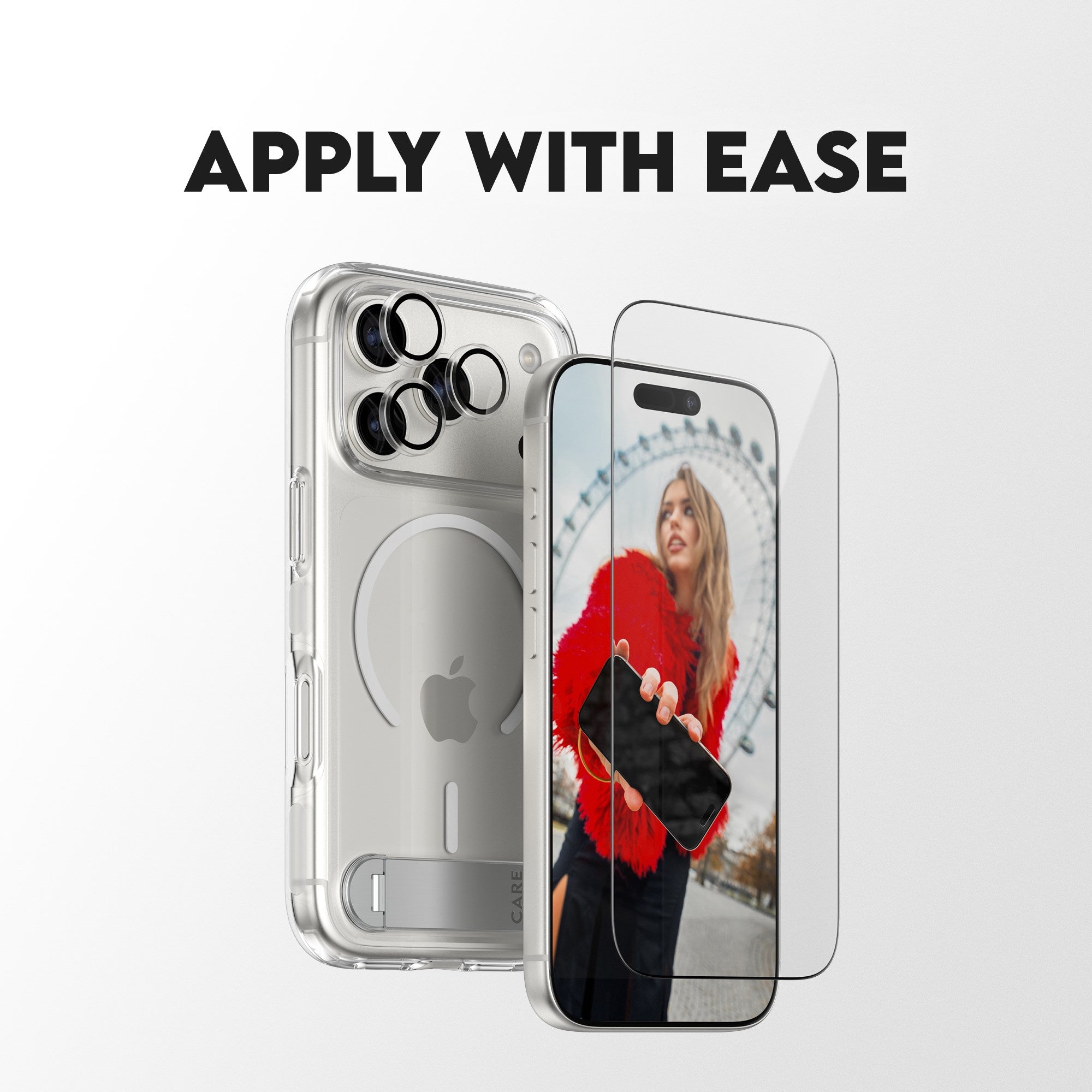PanzerGlass® | CARE™ by PanzerGlass® 3-in-1 Kick Bundle iPhone Air