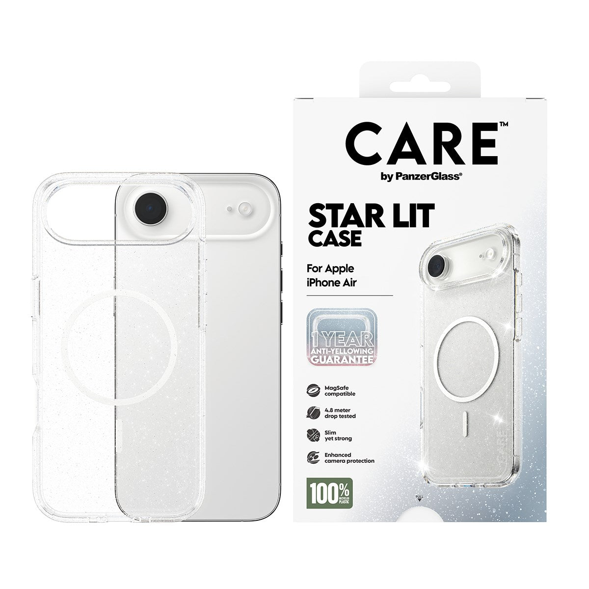 CARE™ by PanzerGlass® Urban Explorer Case Star Lit w. White MagSafe iPhone Air