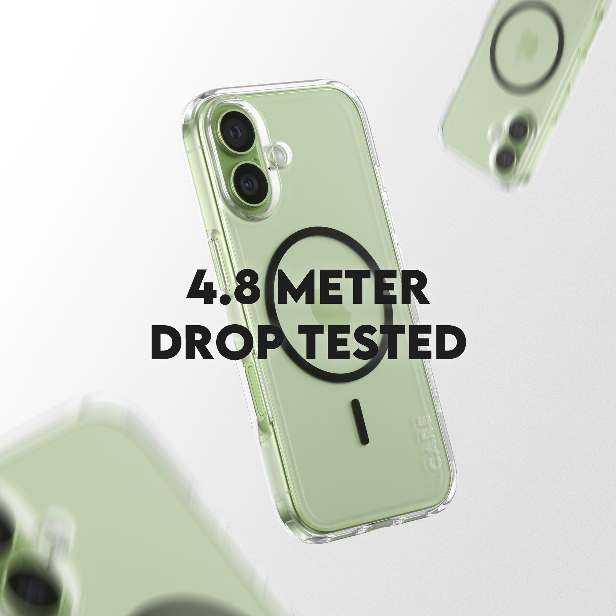 CARE™ by PanzerGlass® Urban Explorer Case Transparent w. Black MagSafe iPhone 17