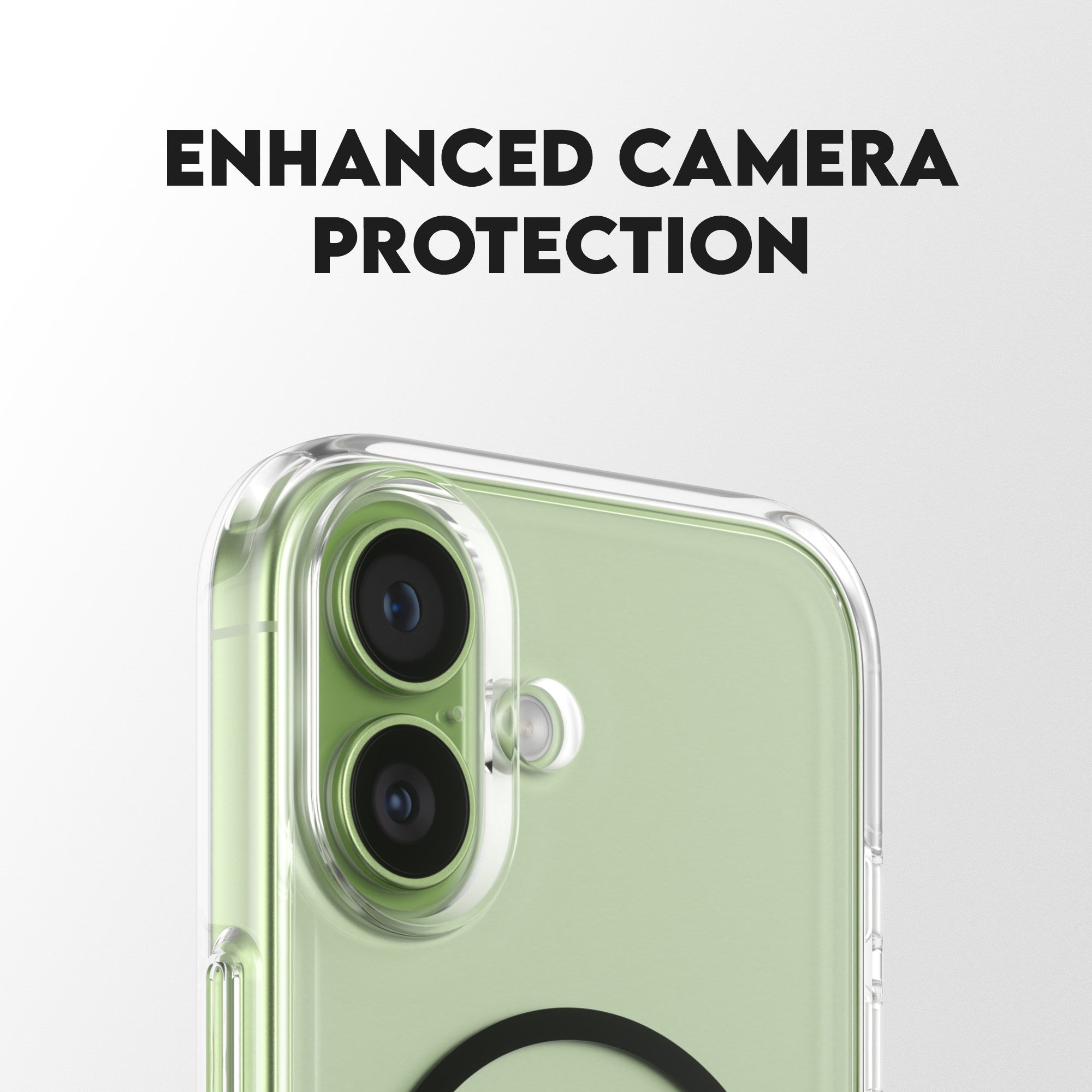 CARE™ by PanzerGlass® Urban Explorer Case Transparent w. Black MagSafe iPhone 17