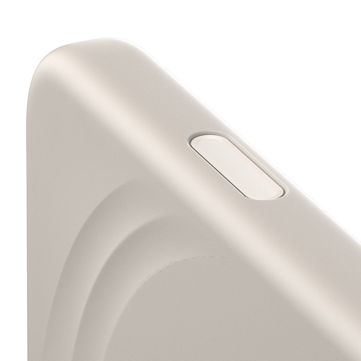 CARE by PanzerGlass® FLOW Case Vanilla w. Haptic Button & MagSafe iPhone 17 Pro Max