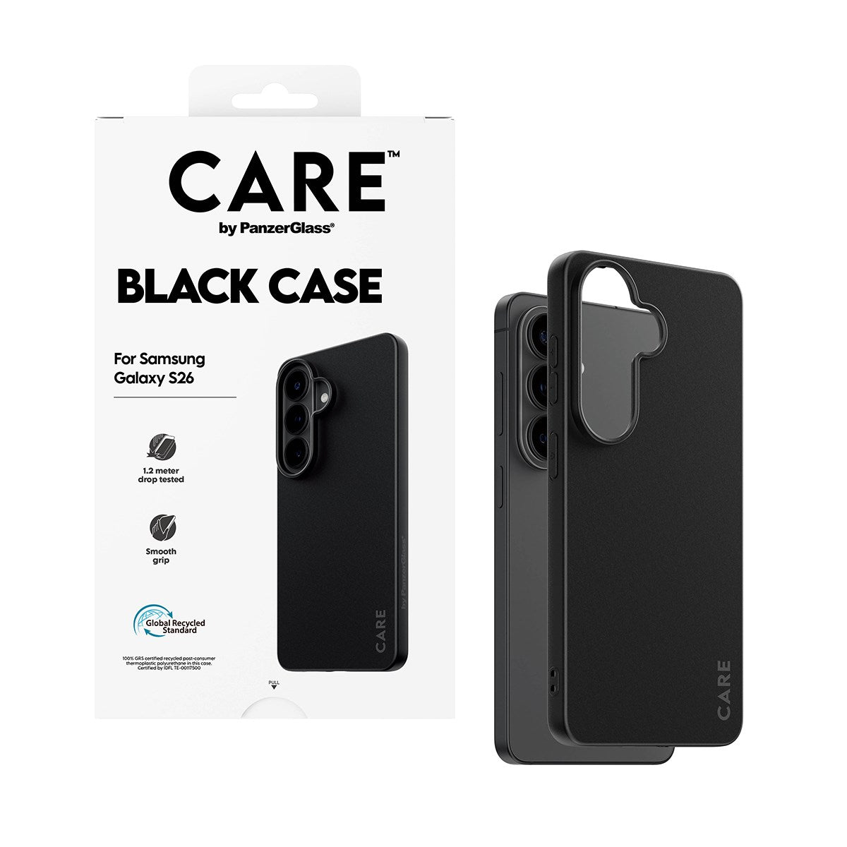 CARE™ by PanzerGlass® TPU Case Black Samsung Galaxy S26