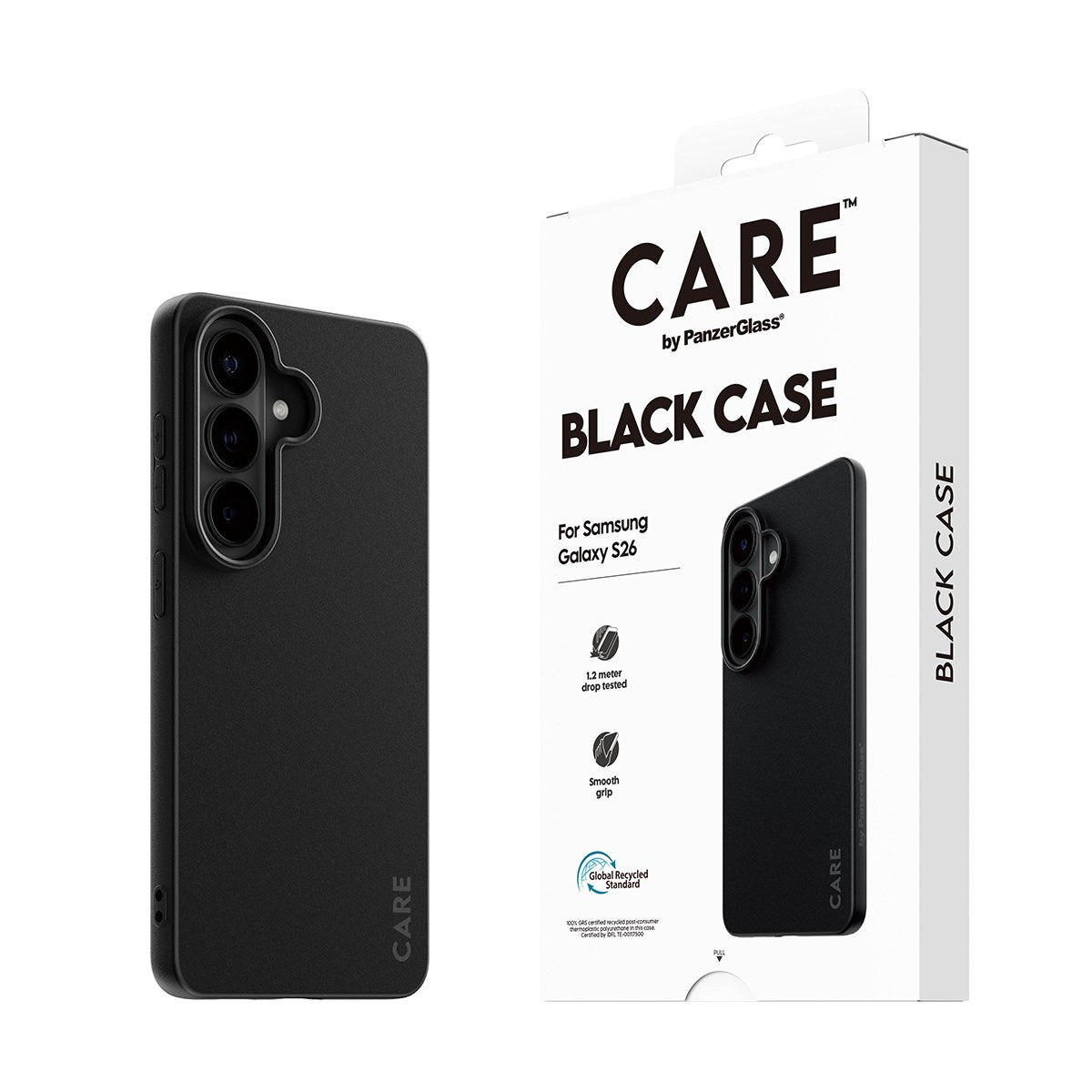 CARE™ by PanzerGlass® TPU Case Black Samsung Galaxy S26