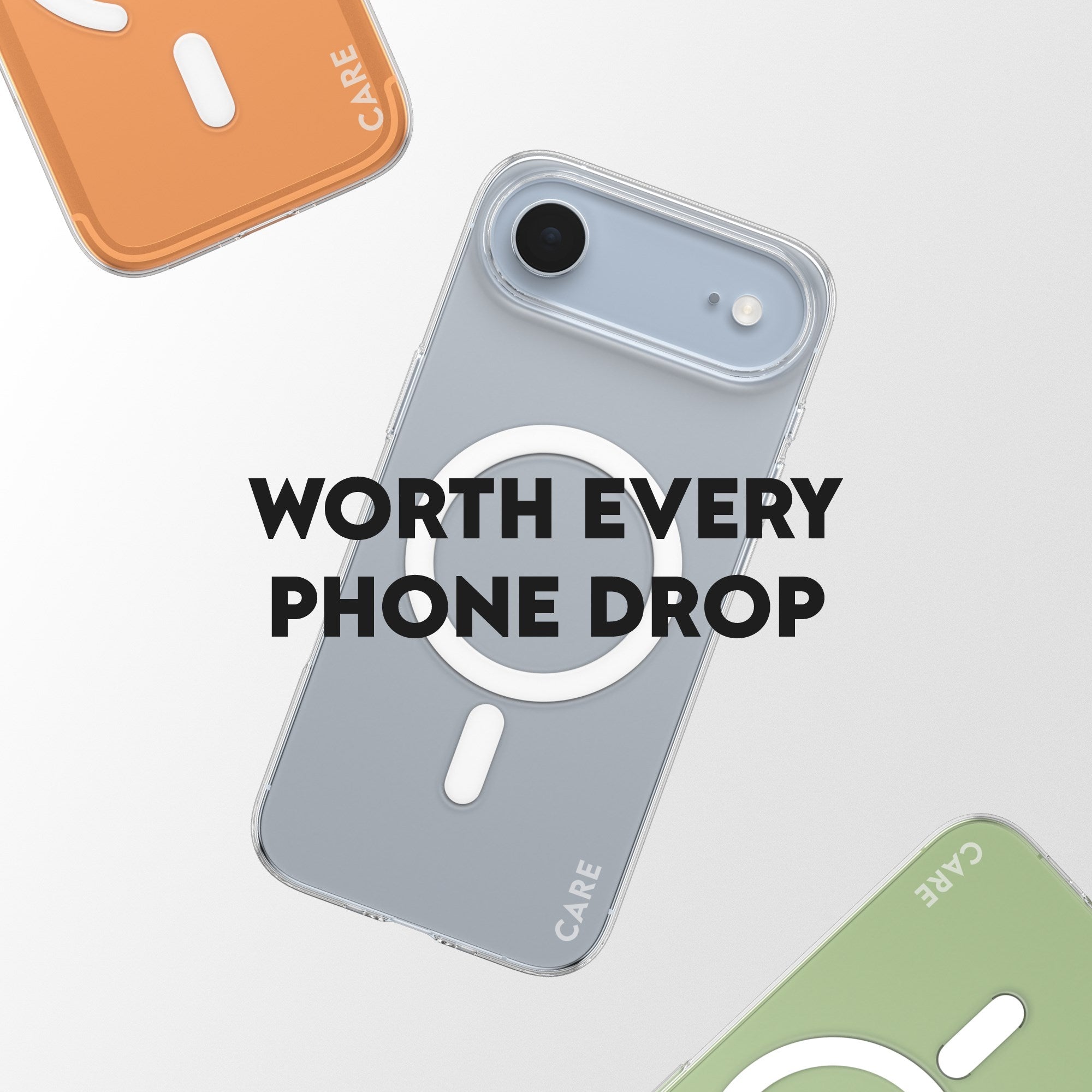 CARE™ by PanzerGlass® SL1M Case Transparent w. MagSafe iPhone Air