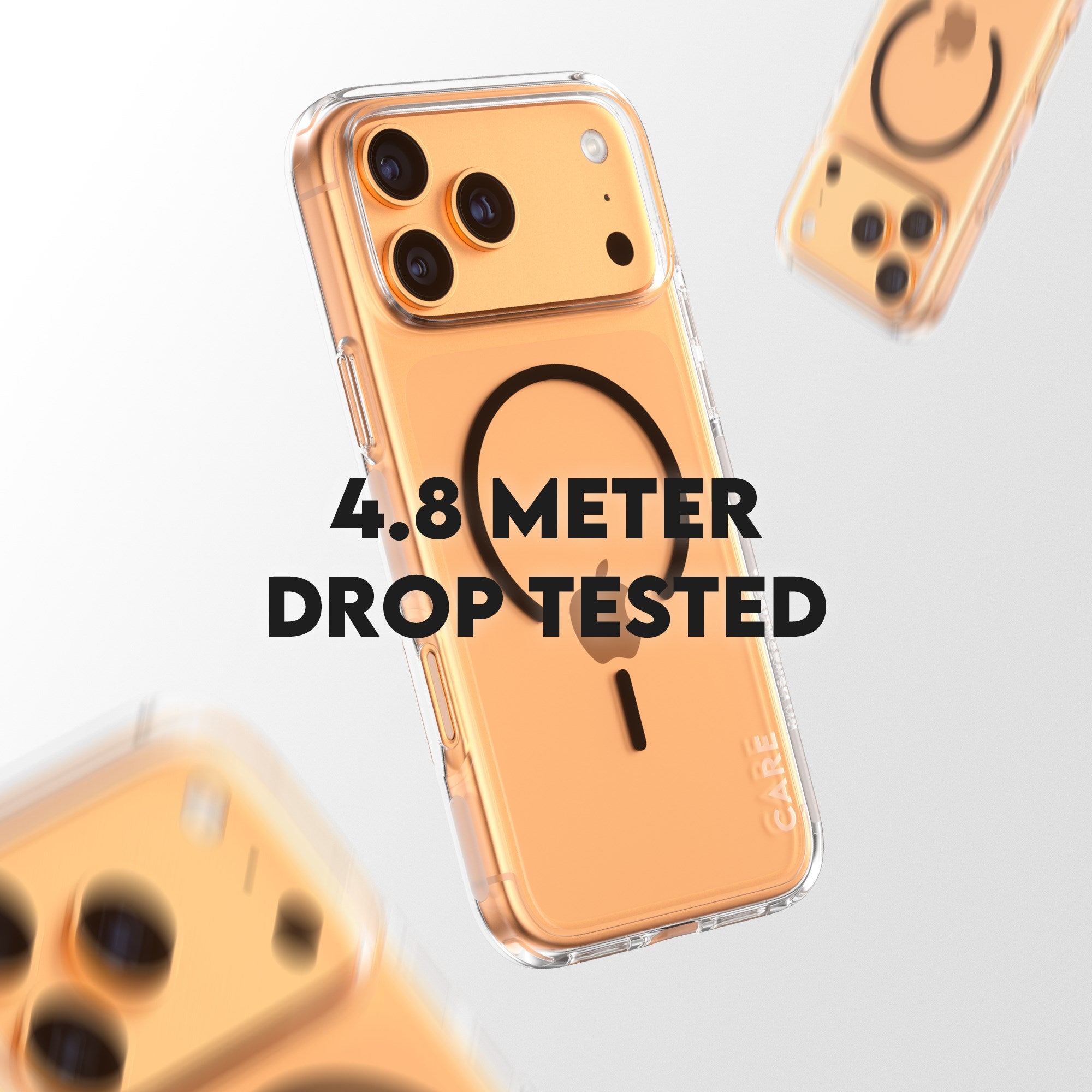 CARE™ by PanzerGlass® Urban Explorer Case Transparent w. Black MagSafe iPhone 17 Pro Max