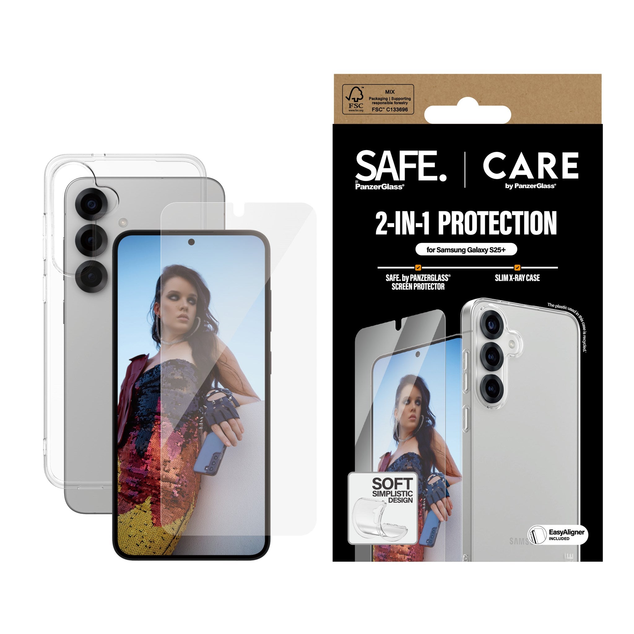 CARE by PanzerGlass® 2-in-1 Bundle Samsung Galaxy S25+