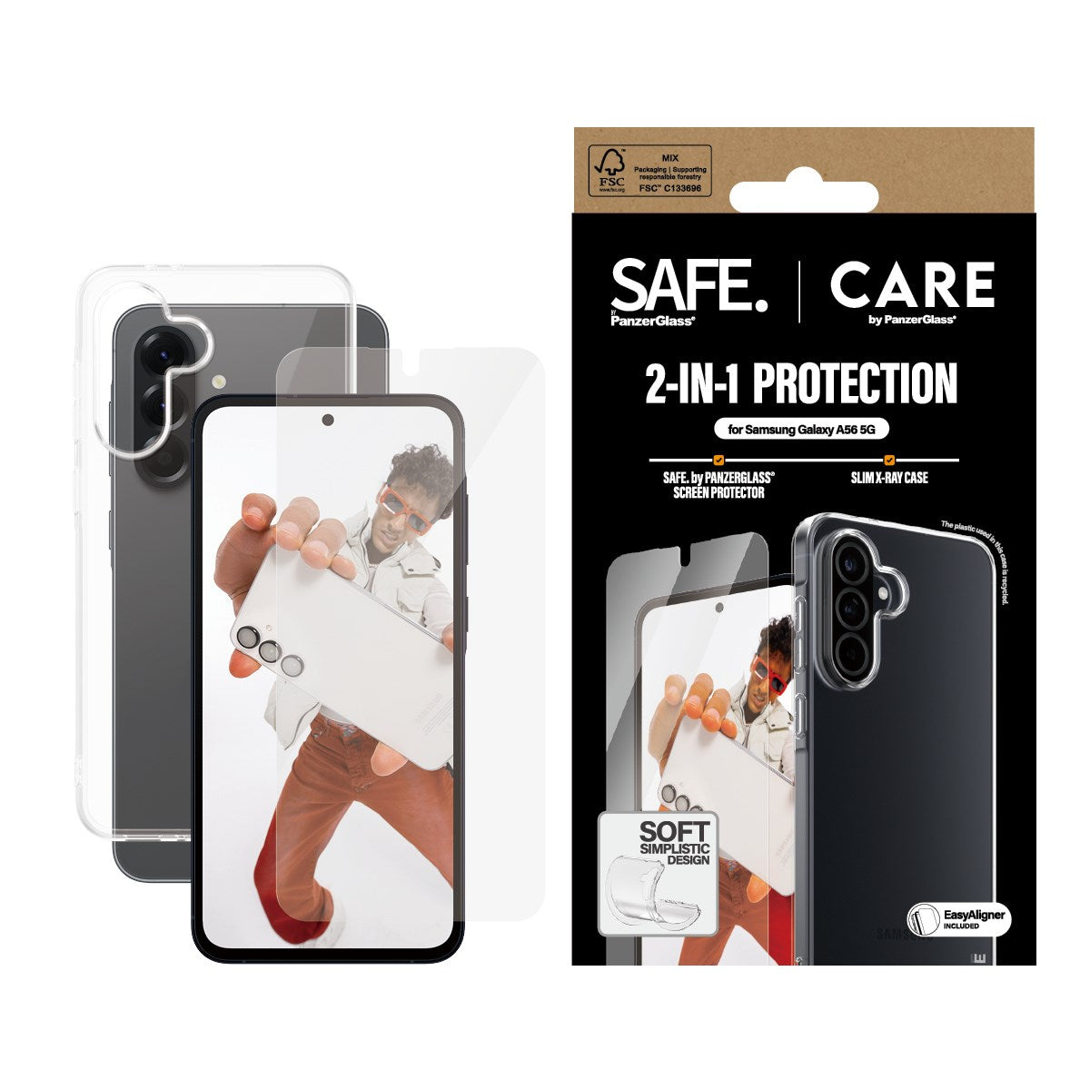 CARE by PanzerGlass® 2-in-1 Bundle Samsung Galaxy A56 5G