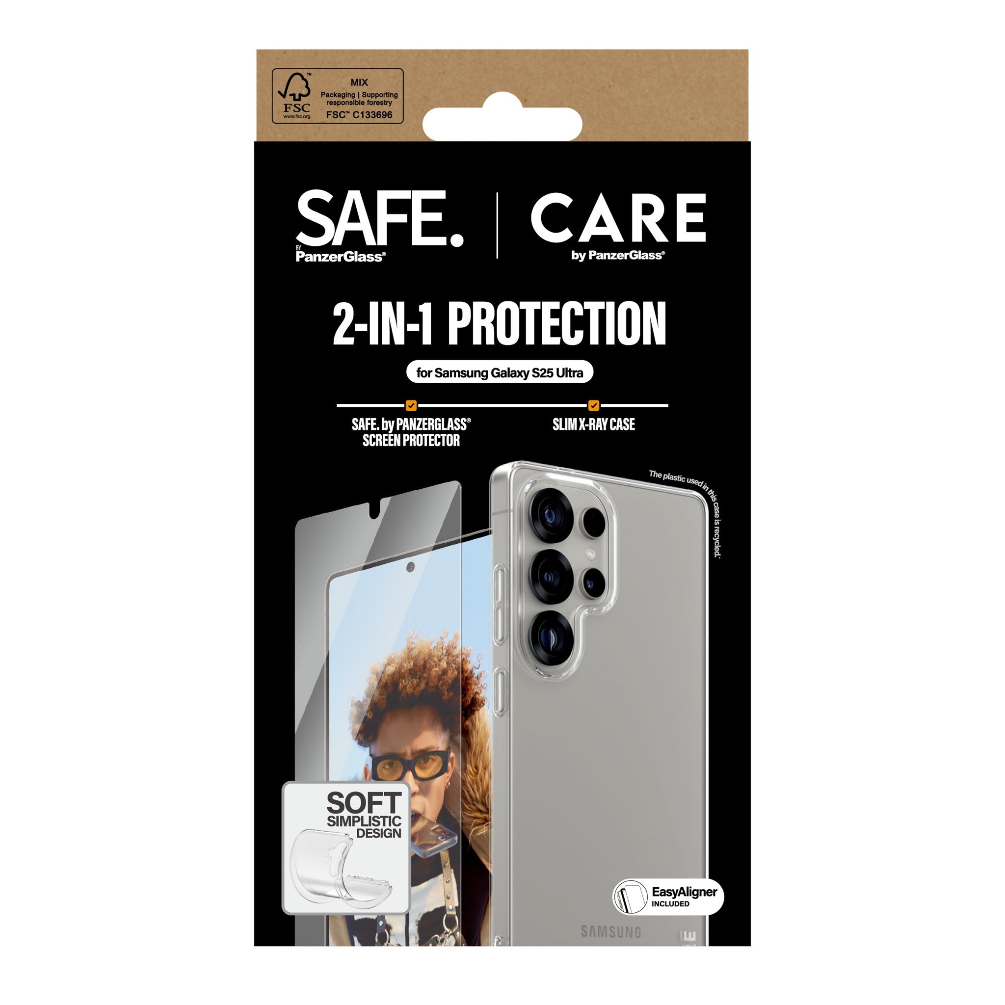 CARE by PanzerGlass® 2-in-1 Bundle Samsung Galaxy S25 Ultra