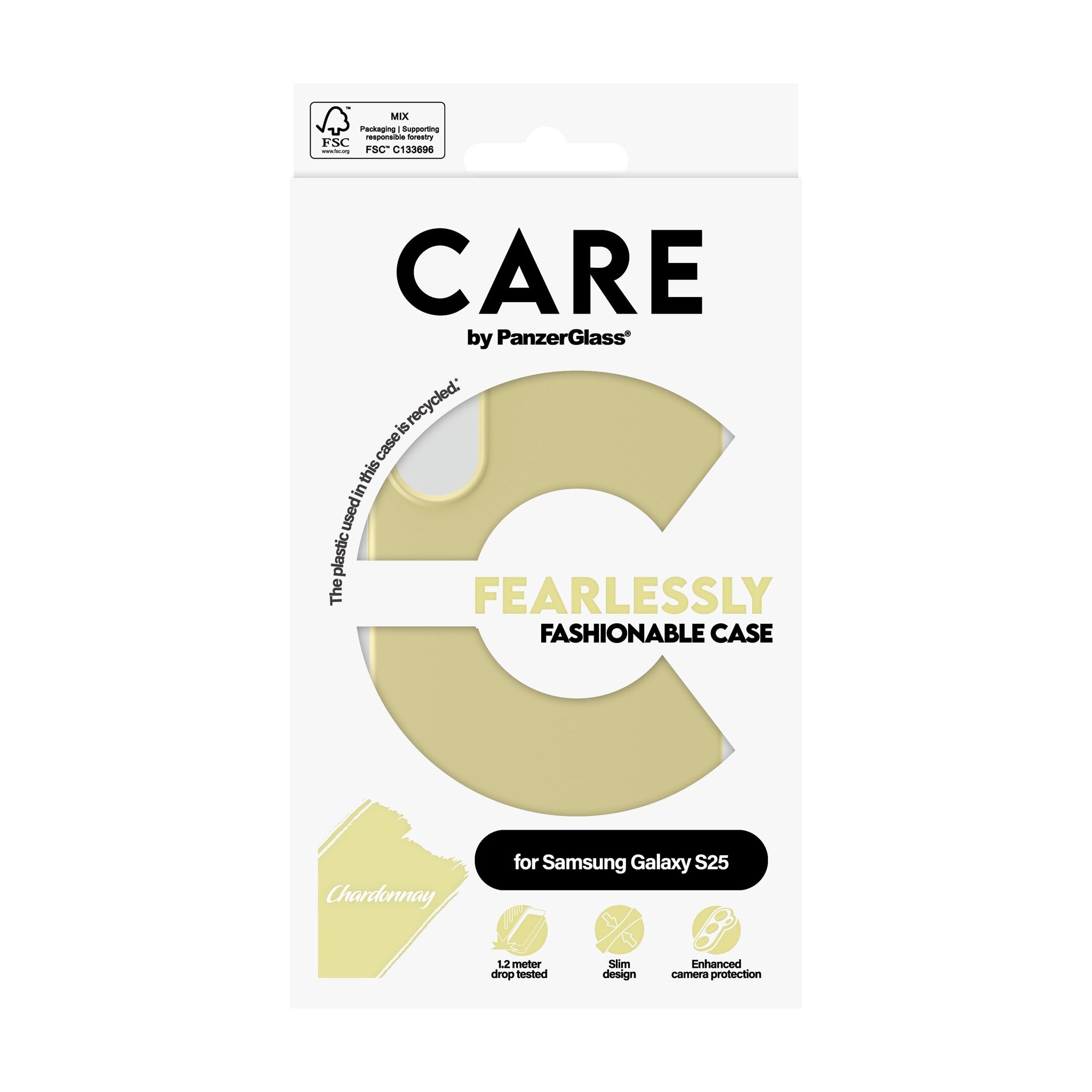 CARE by PanzerGlass® Case Chardonnay Samsung Galaxy S25