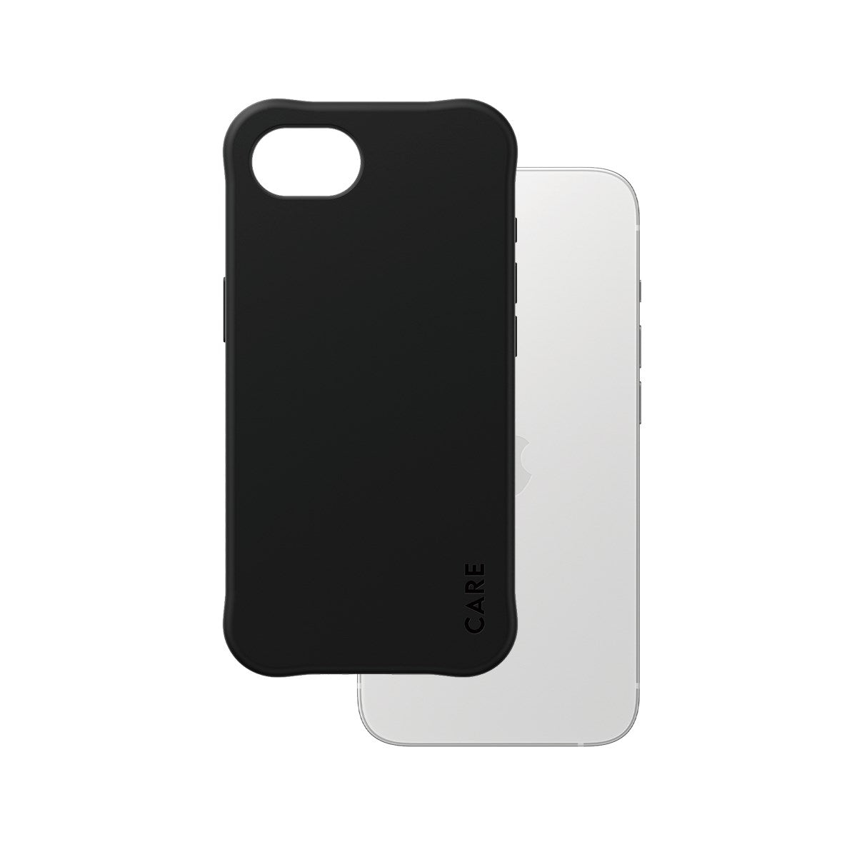 CARE by PanzerGlass® Samba Case Black w. Qi Compatible iPhone 16e
