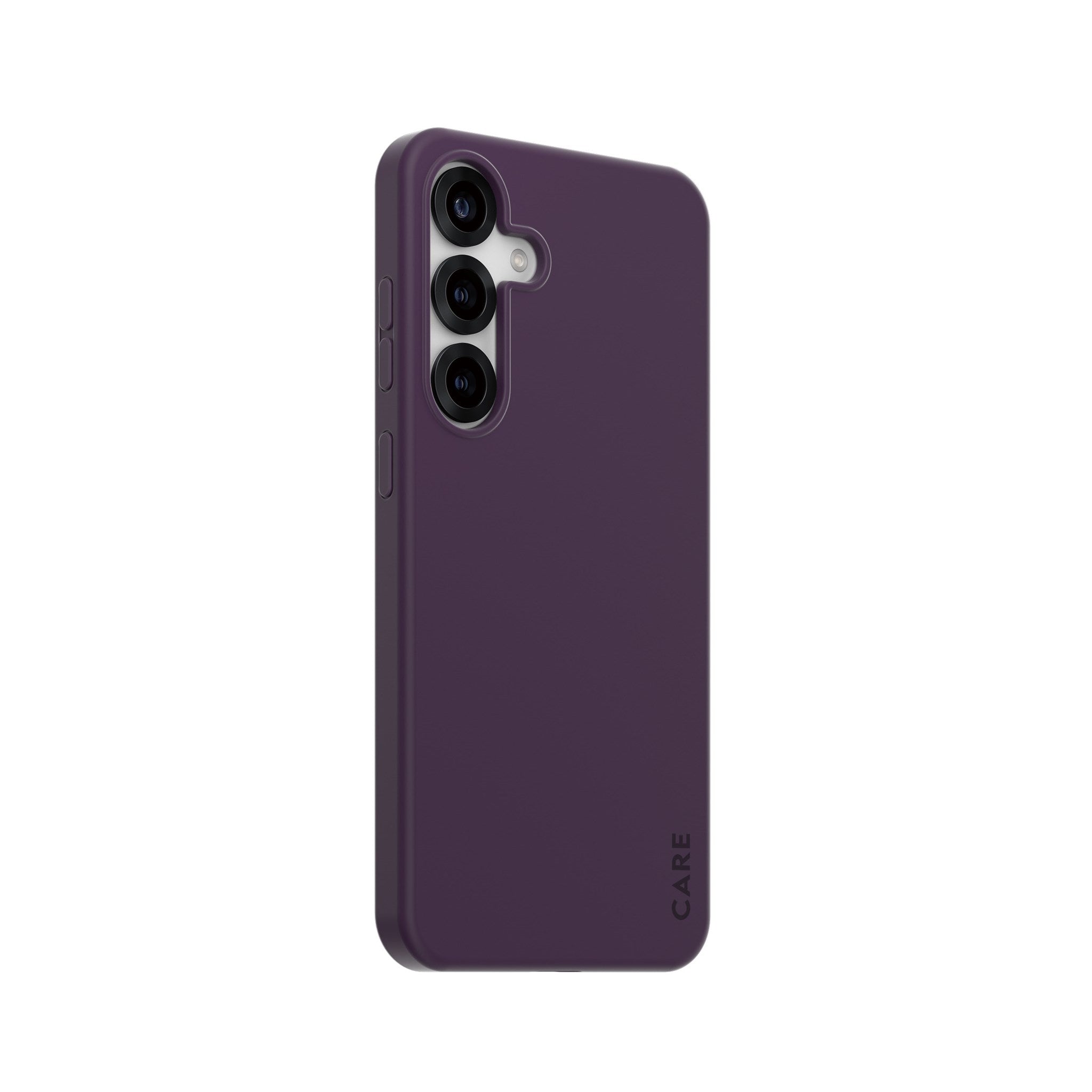 CARE by PanzerGlass® Case Plum Purple w. Qi Compatible Samsung Galaxy S25+