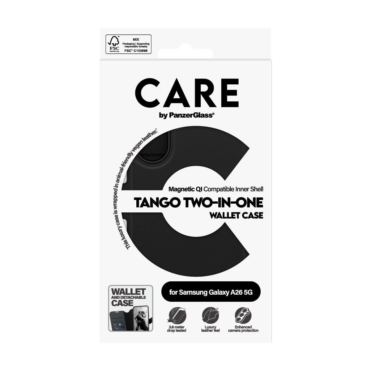 CARE by PanzerGlass® Tango Two-in-One Wallet Case Samsung Galaxy A26 5G