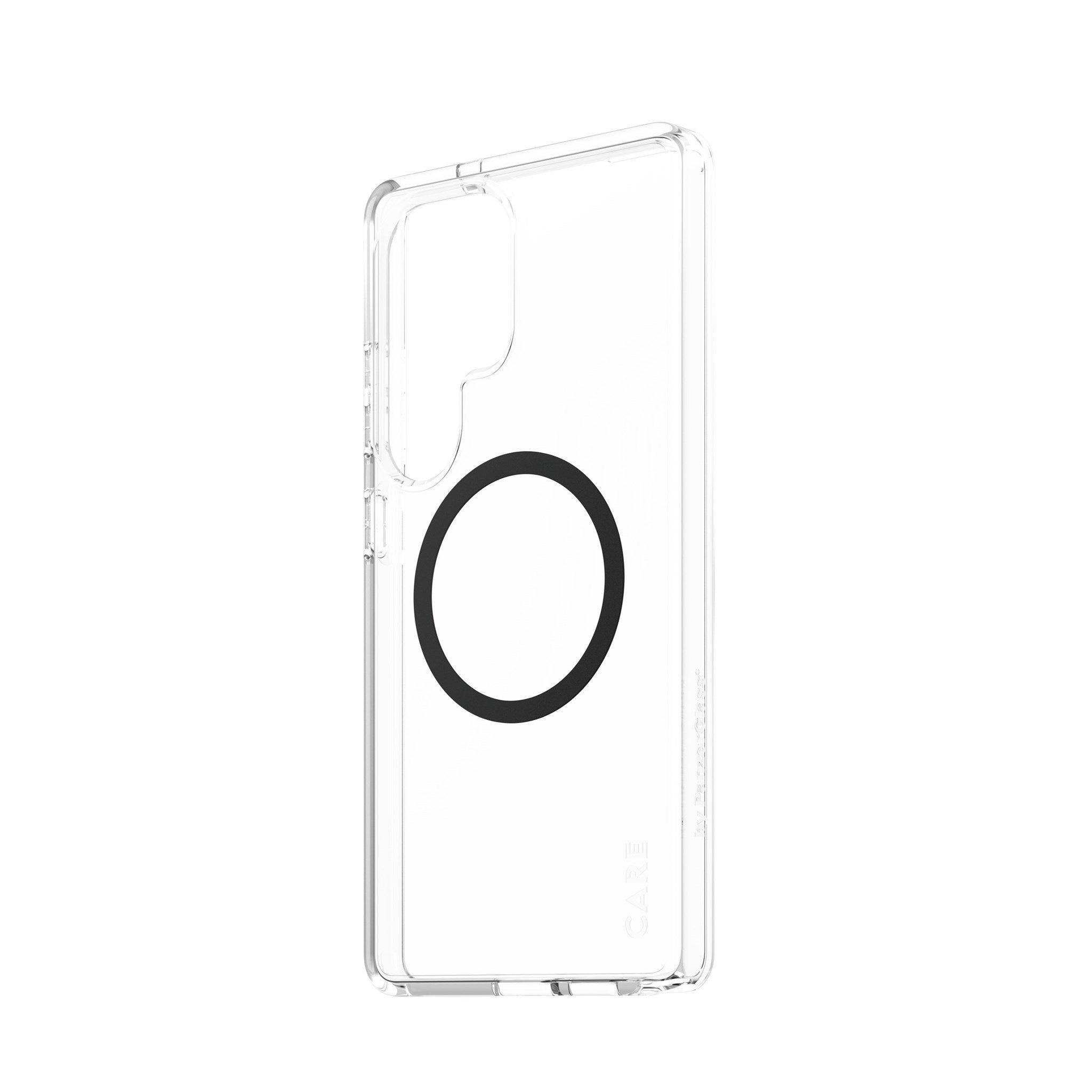 CARE by PanzerGlass® Urban Combat Case Transparent w. Black Qi Compatible Samsung Galaxy S25 Ultra