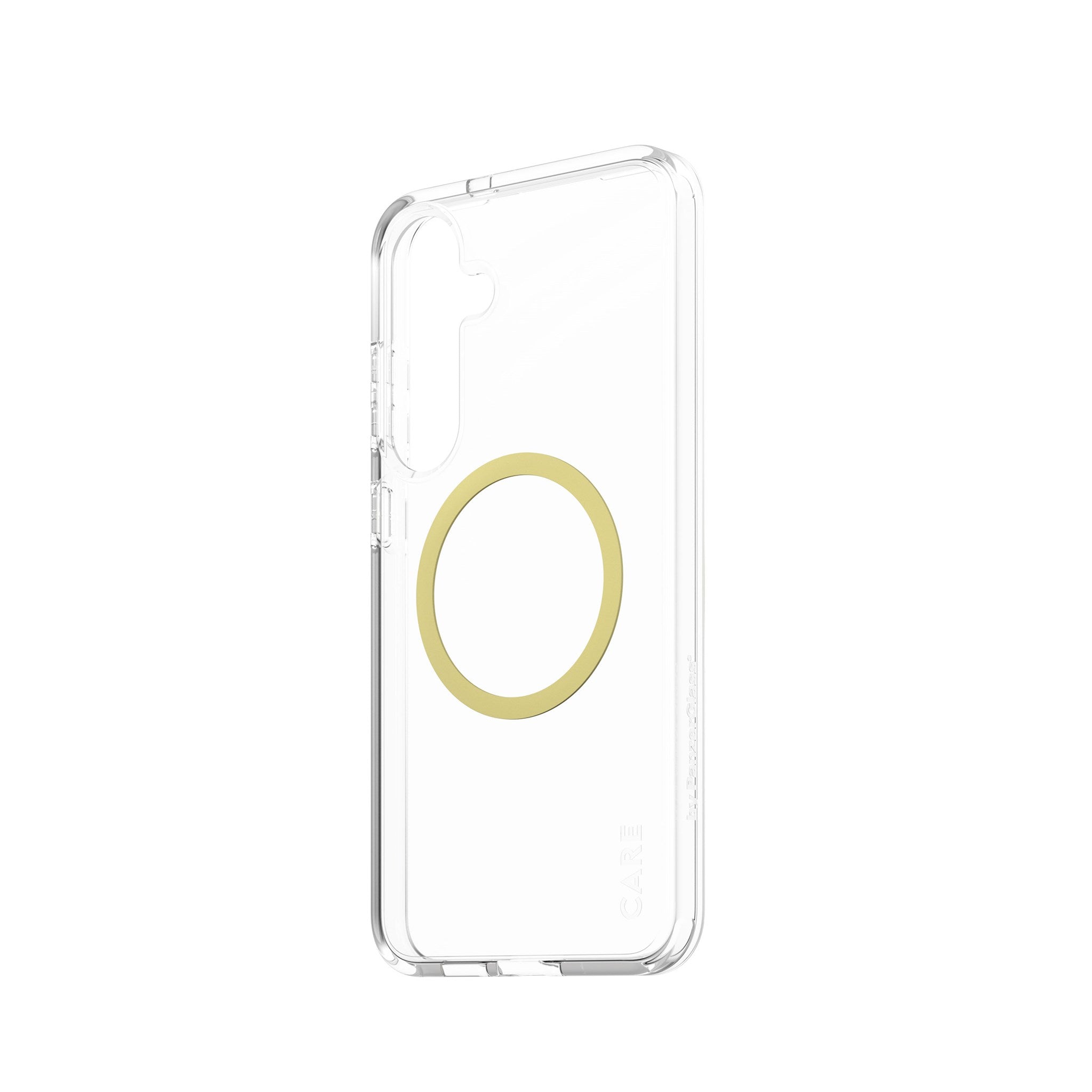 CARE by PanzerGlass® Urban Combat Case Transparent w. Chardonnay Qi Compatible Samsung Galaxy S25+