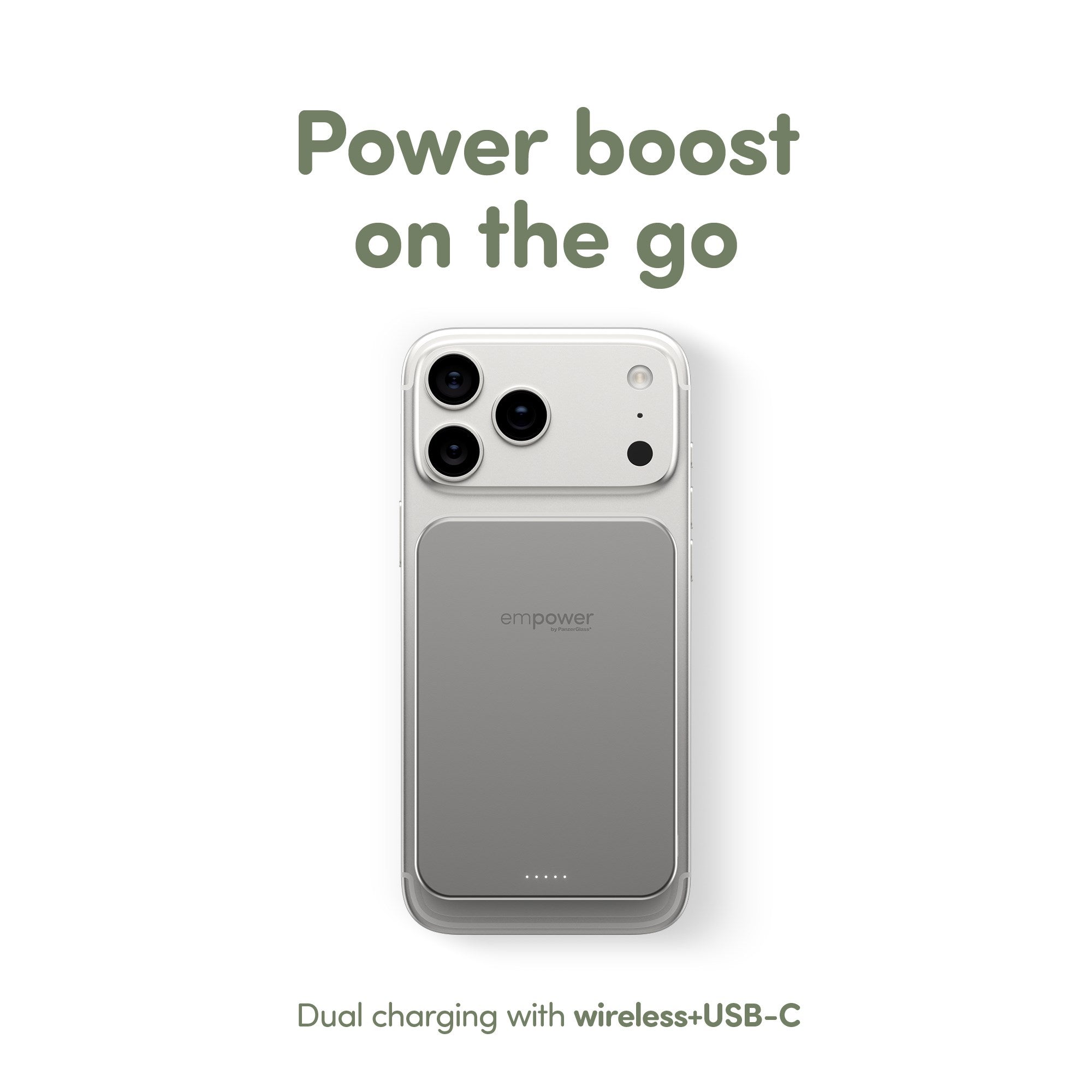 empower™ by PanzerGlass® empower™ Bank | 10000mAh | Titanium