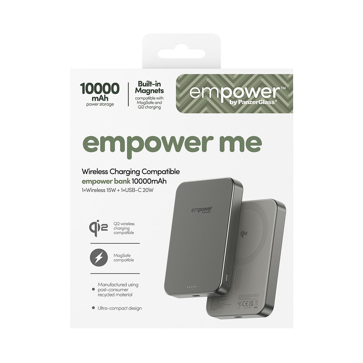 empower™ by PanzerGlass® empower™ Bank | 10000mAh | Titanium