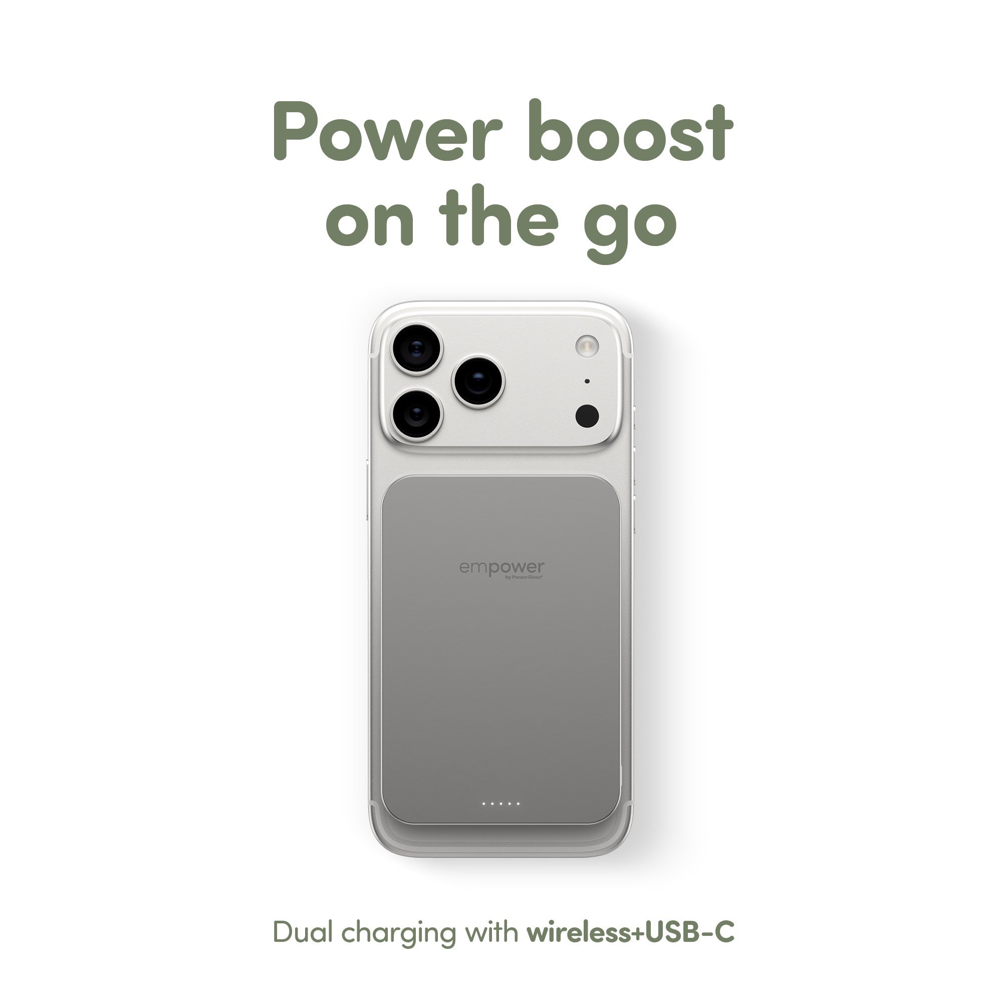 empower™ by PanzerGlass® empower™ Bank | 5000mAh | Titanium