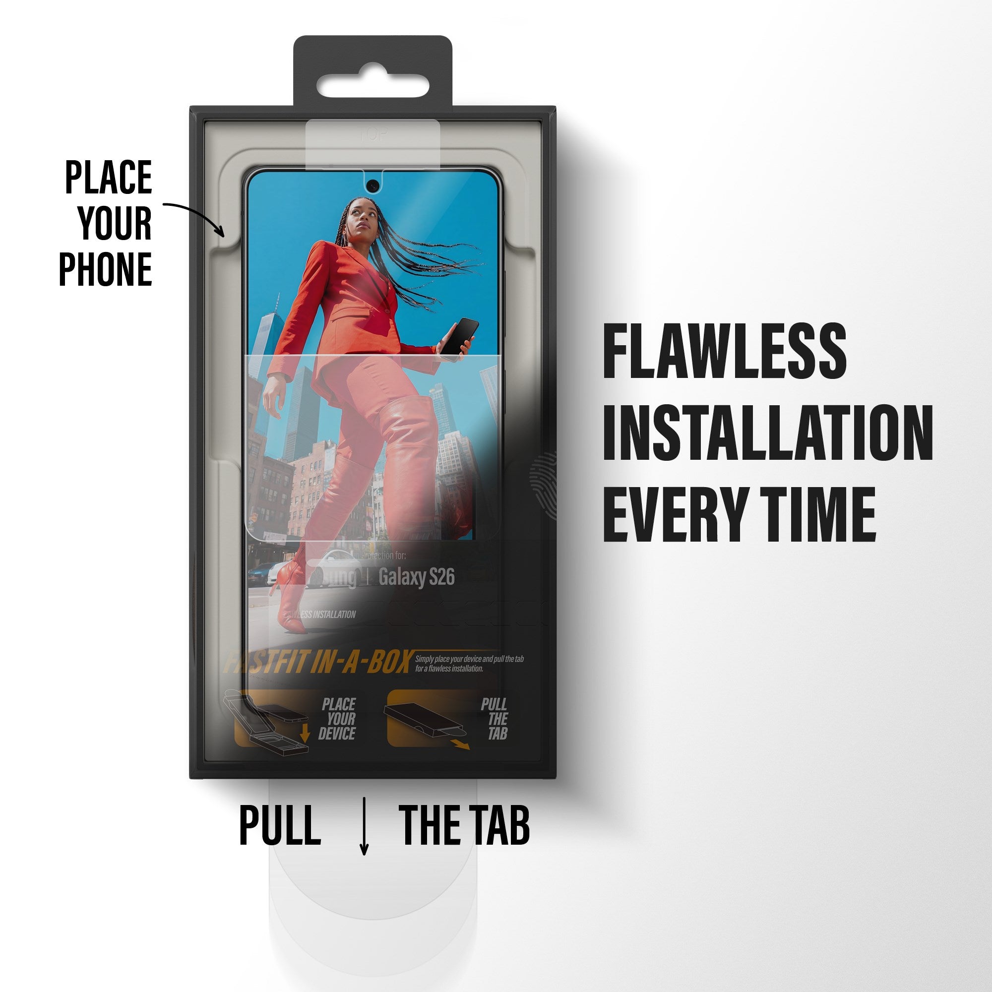 PanzerGlass® Screen Protector Samsung Galaxy S26 | Ultra-Wide Fit w. FASTFIT IN-A-BOX