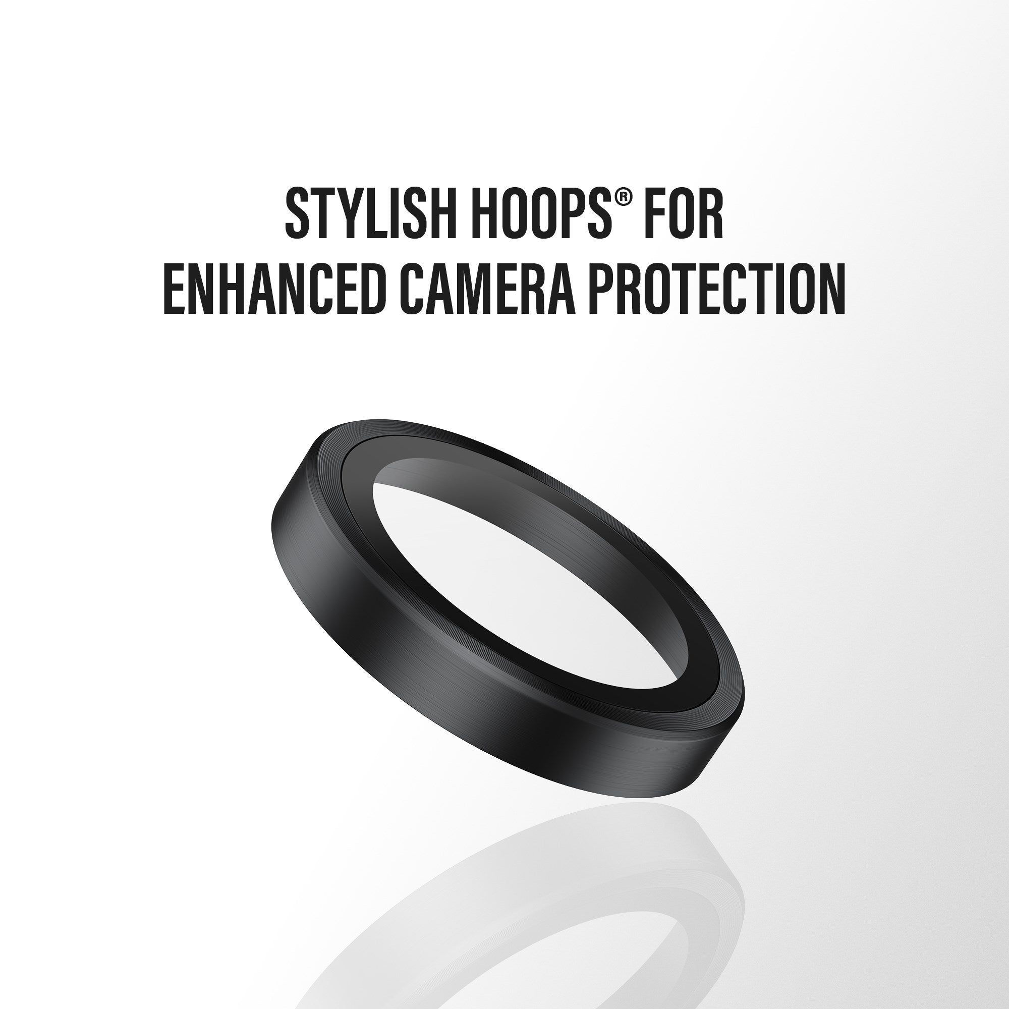 PanzerGlass® Hoops® Camera Lens Protector Black iPhone Air