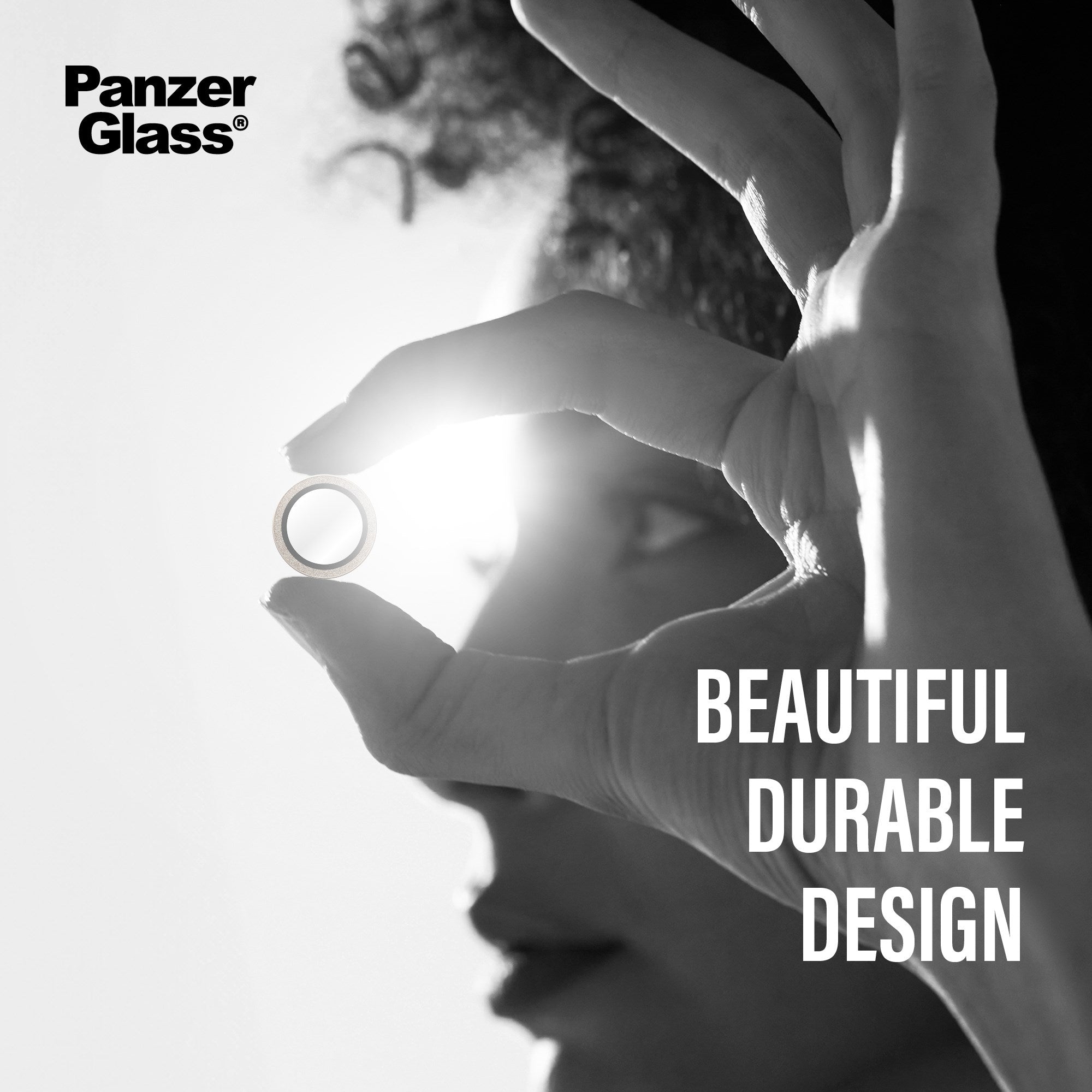 PanzerGlass® Hoops® Camera Lens Protector Glitter Gold iPhone 17 Pro | iPhone 17 Pro Max | iPhone 16 Pro | 16 Pro Max