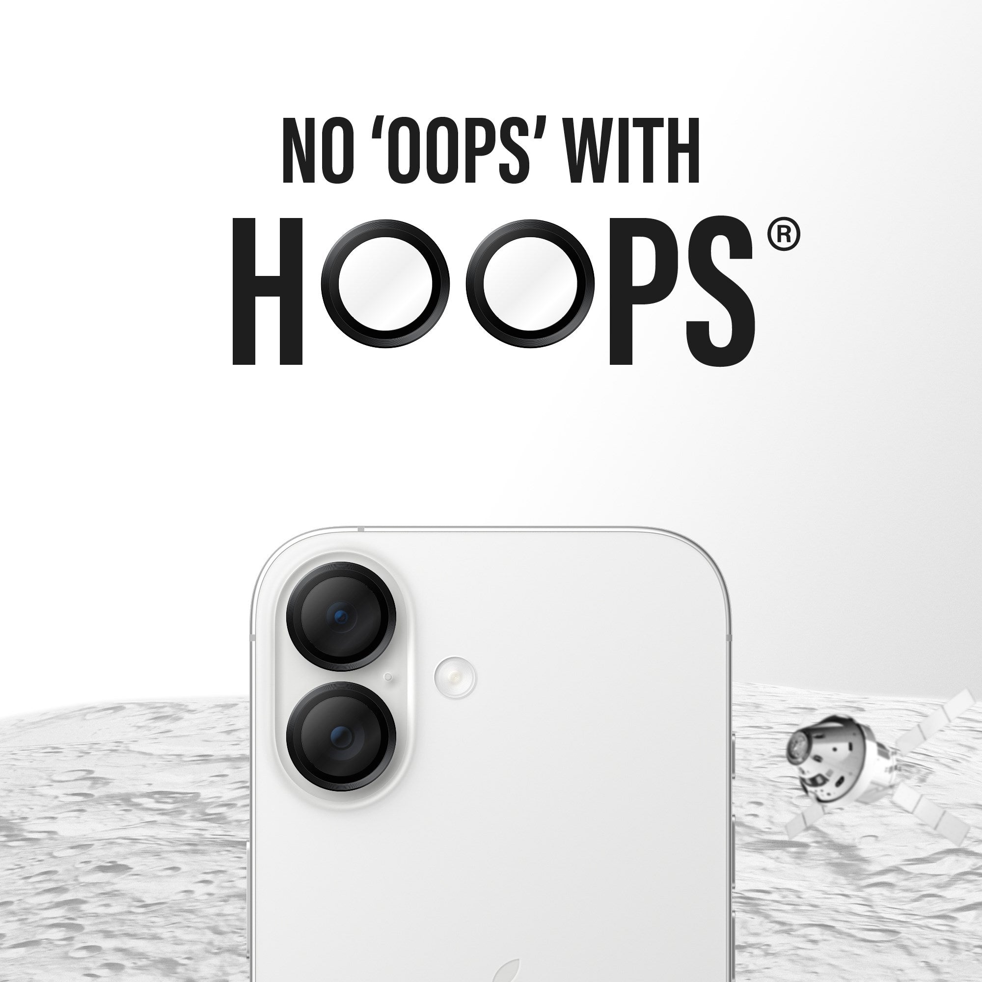 PanzerGlass® Hoops® Ceramic II Camera Lens Protector iPhone 17 | iPhone 16 | 16 Plus