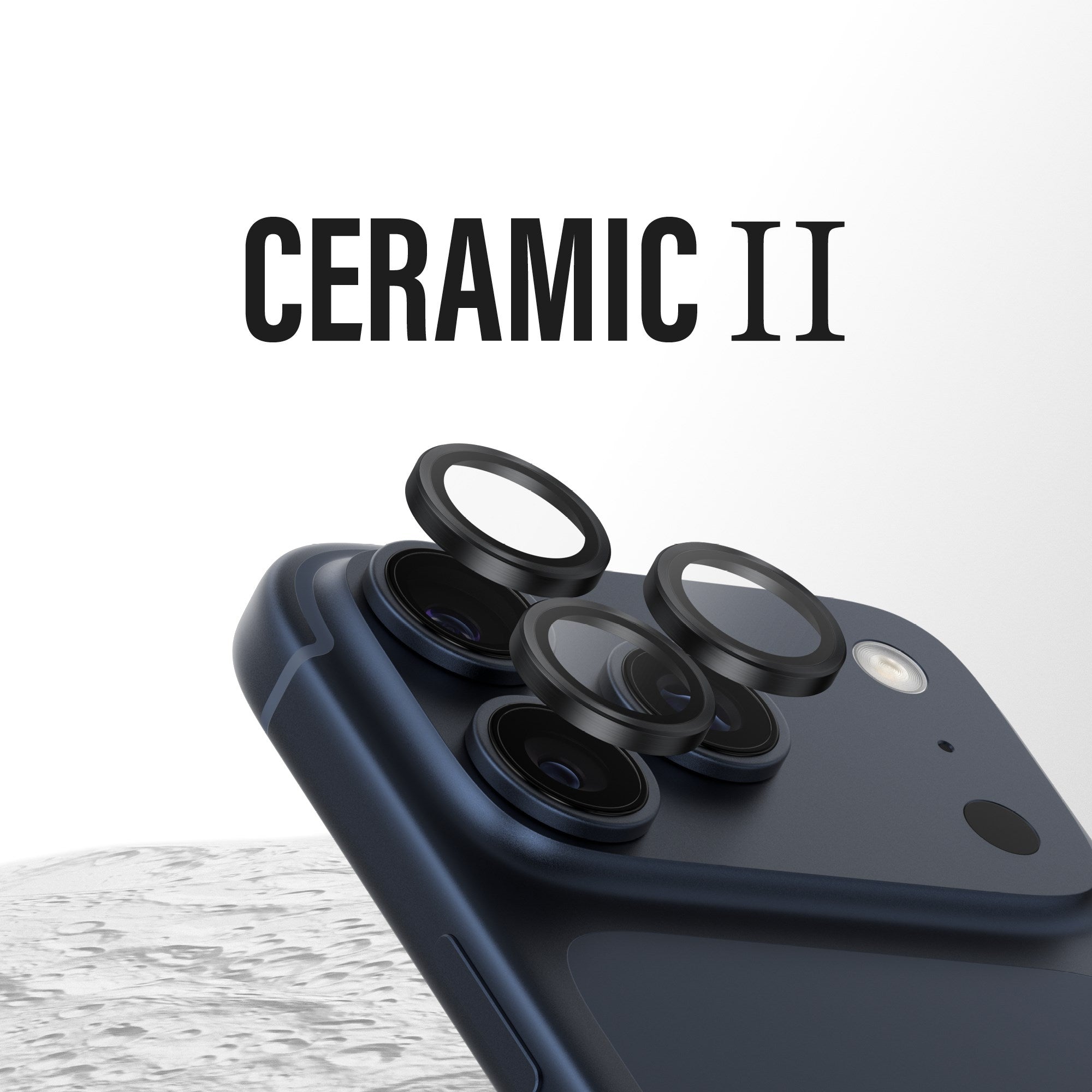 PanzerGlass® Hoops® Ceramic II Camera Lens Protector iPhone 17 Pro | iPhone 17 Pro Max | iPhone 16 Pro | 16 Pro Max