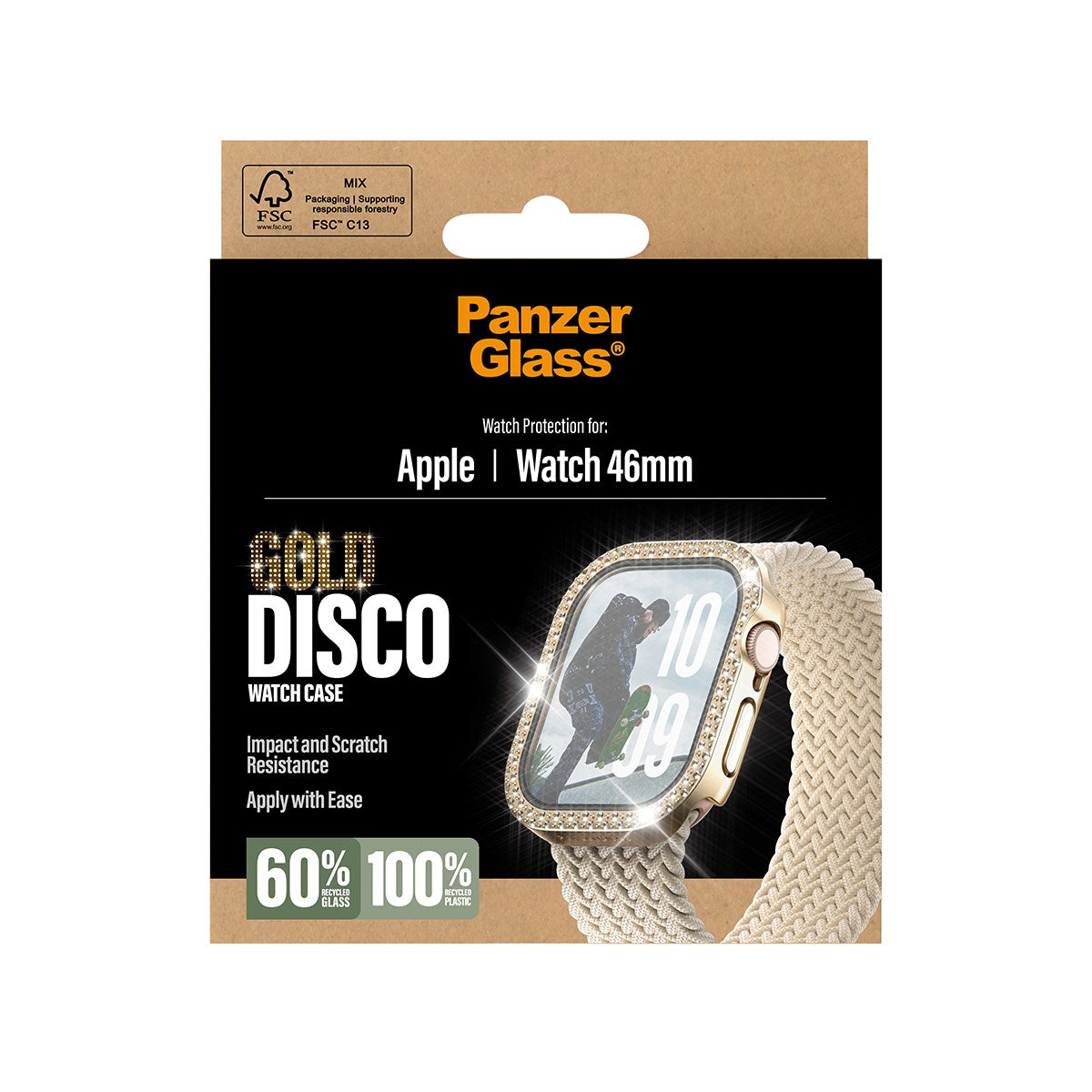 PanzerGlass® Screen Protector Full body Disco Gold Series 11 | 10 | 46mm