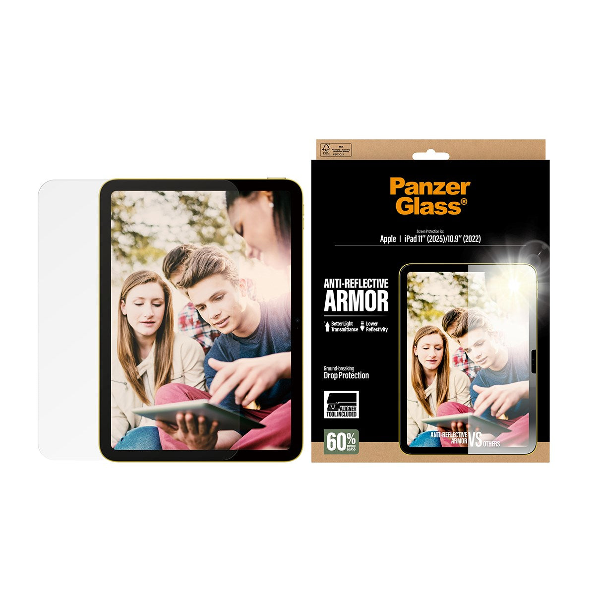 PanzerGlass® Anti-Reflective Armor Screen Protector iPad 11