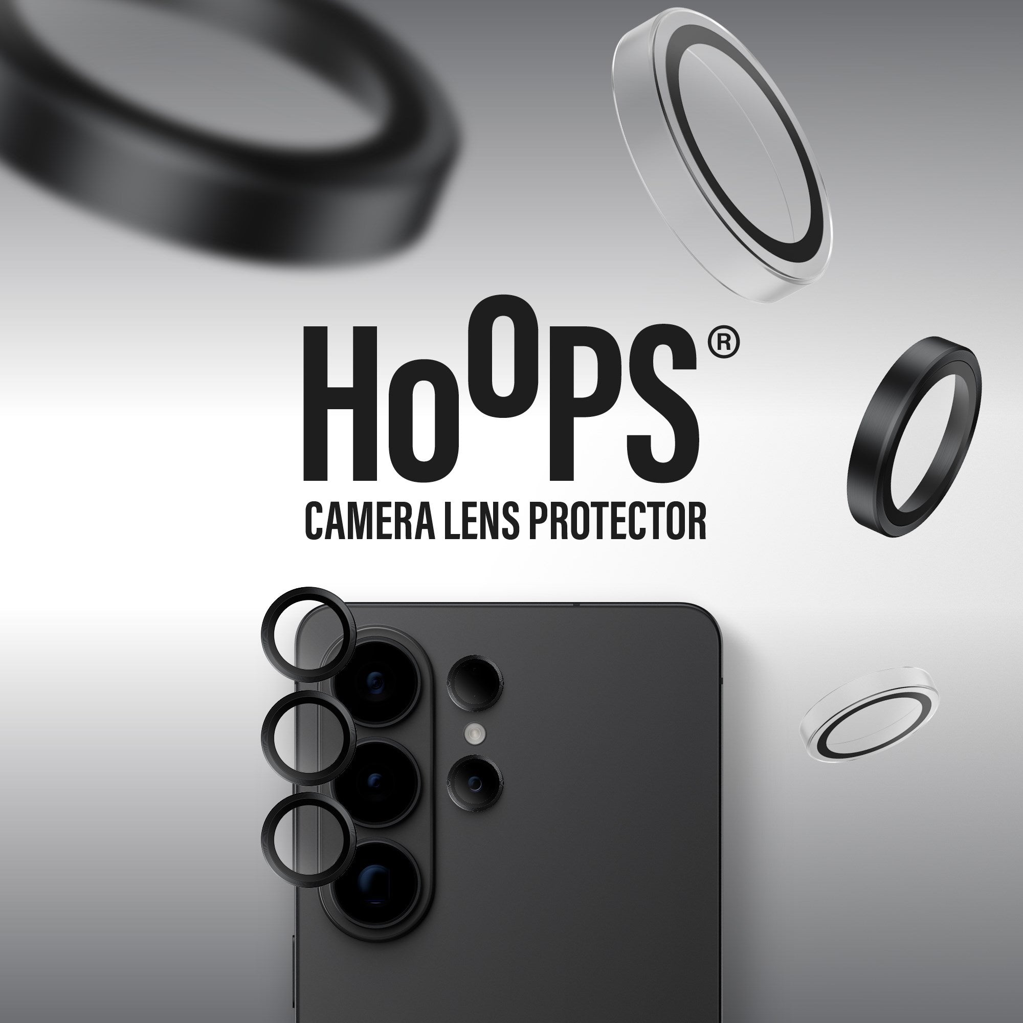PanzerGlass® Hoops® Camera Lens Protector Black Samsung Galaxy S26 Ultra