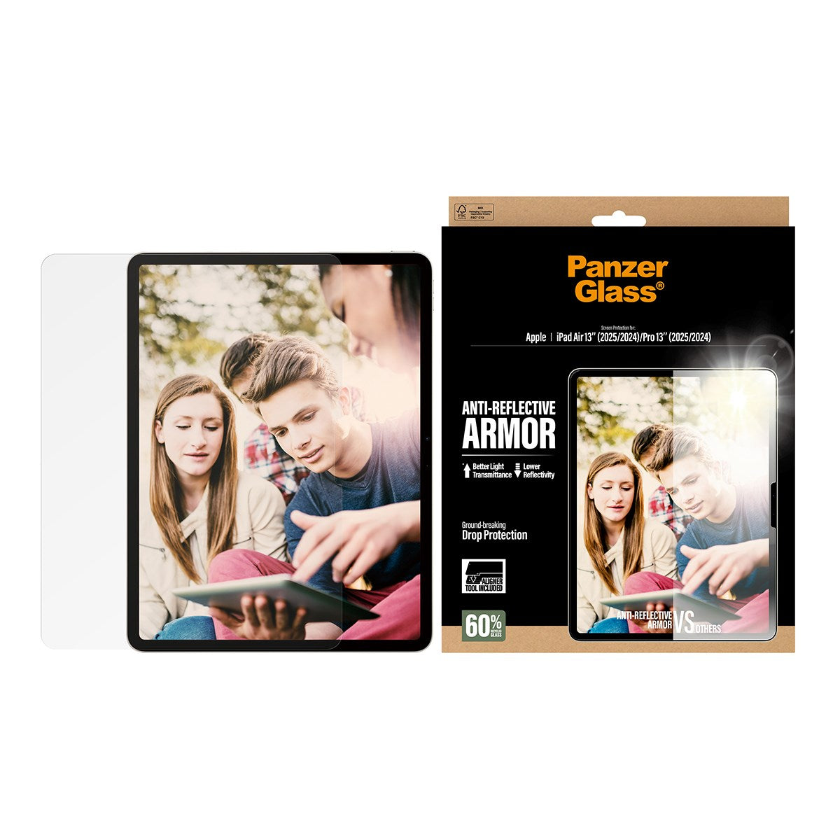 PanzerGlass® Anti-Reflective Armor Screen Protector iPad Air 13