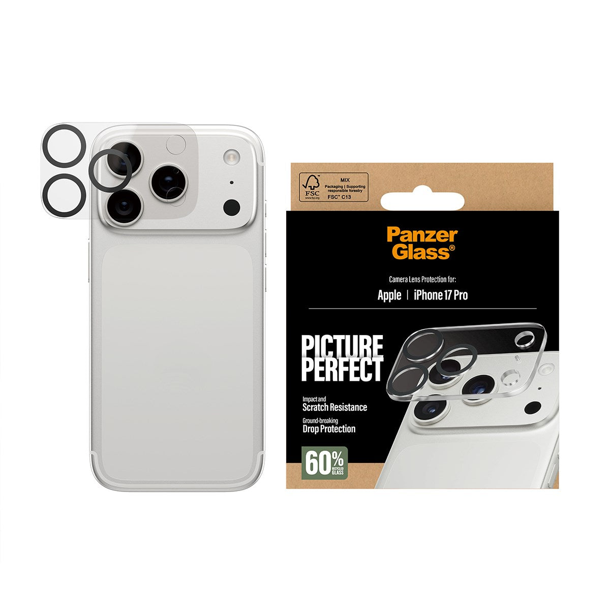PanzerGlass® PicturePerfect Camera Lens Protector iPhone 17 Pro