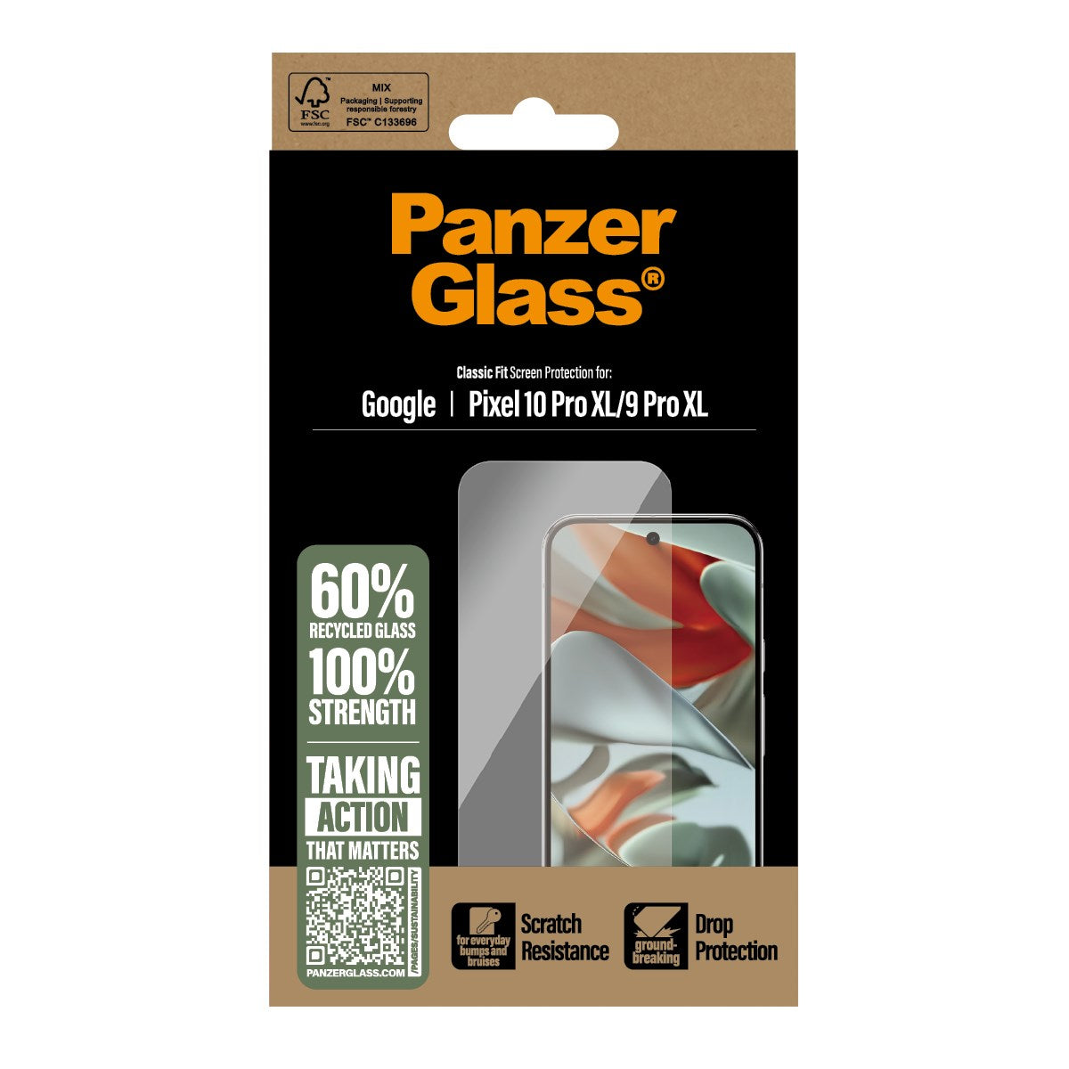 PanzerGlass® Screen Protector Google Pixel 10 Pro XL 5G | 9 Pro XL 5G | Classic Fit