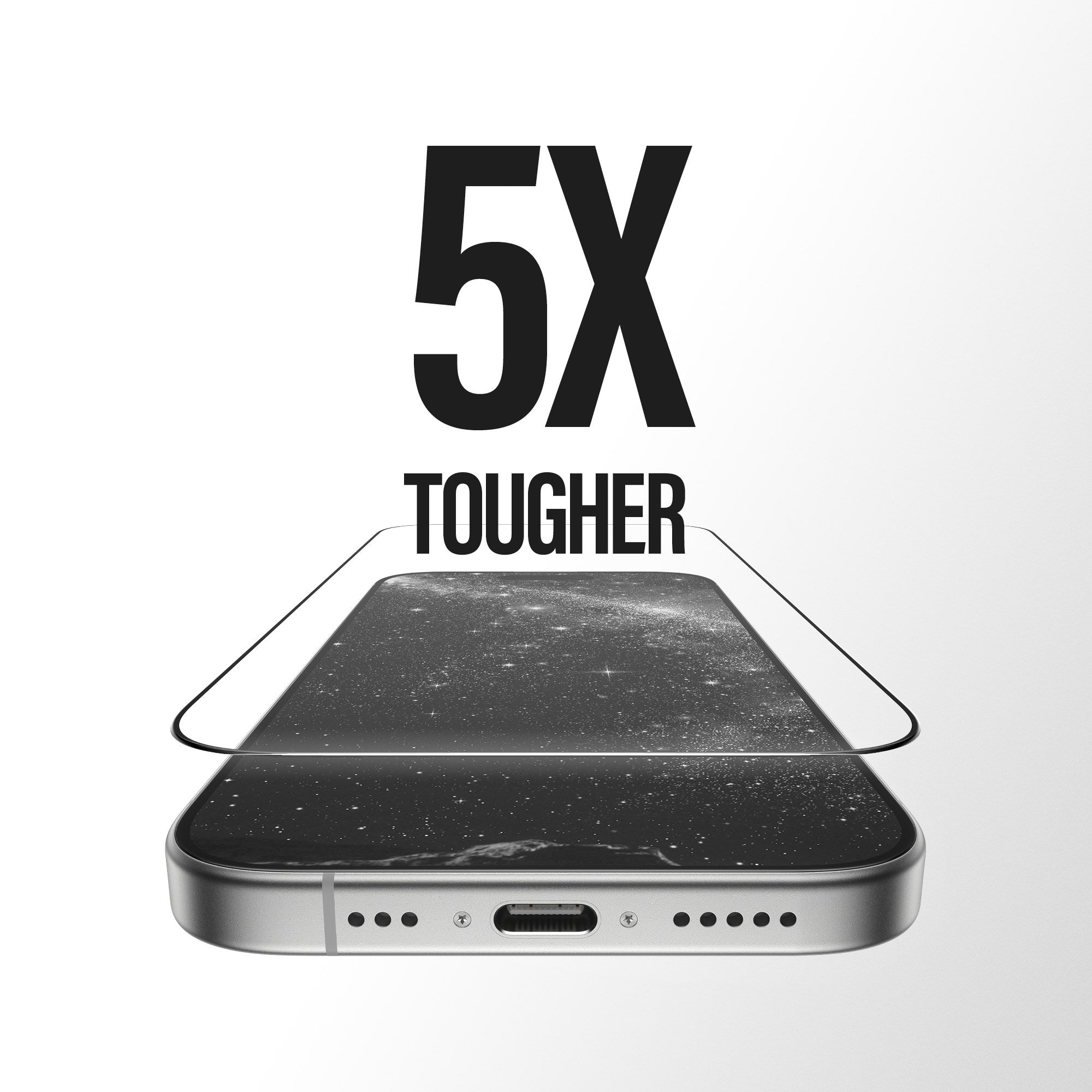 PanzerGlass® Ceramic II Screen Protector iPhone 17 | iPhone 16 Pro | Ultra-Wide Fit w. EasyAligner