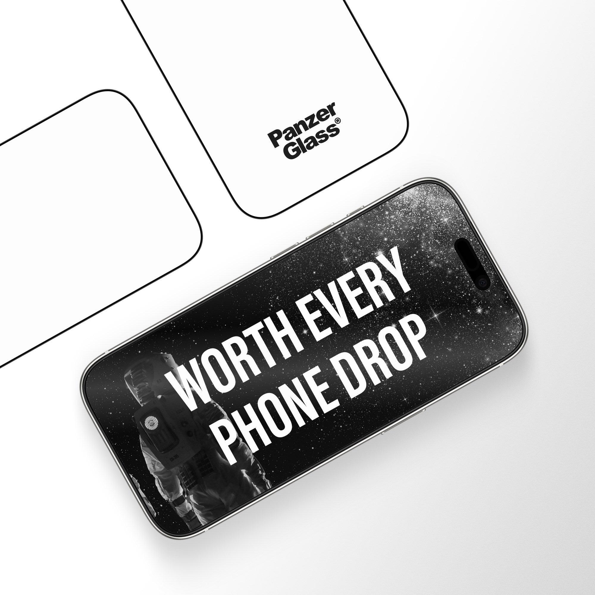 PanzerGlass® Ceramic II Screen Protector iPhone 17 | iPhone 16 Pro | Ultra-Wide Fit w. EasyAligner