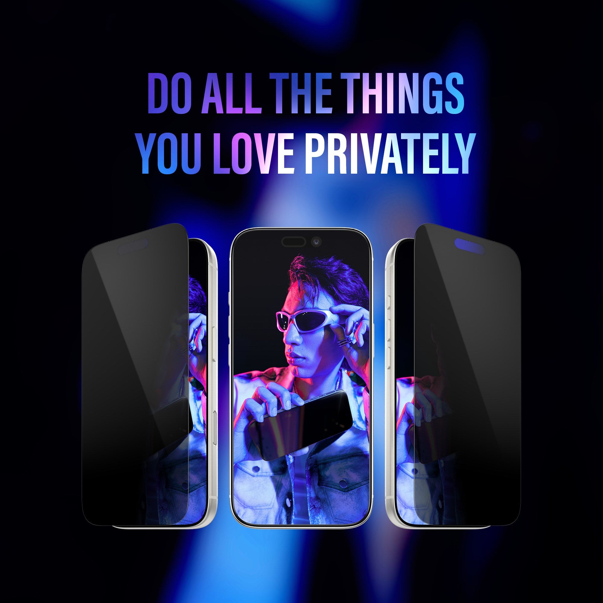 SAFE. by PanzerGlass® Privacy Screen Protector iPhone 17 | iPhone 16 Pro | Ultra-Wide Fit w. EasyAligner