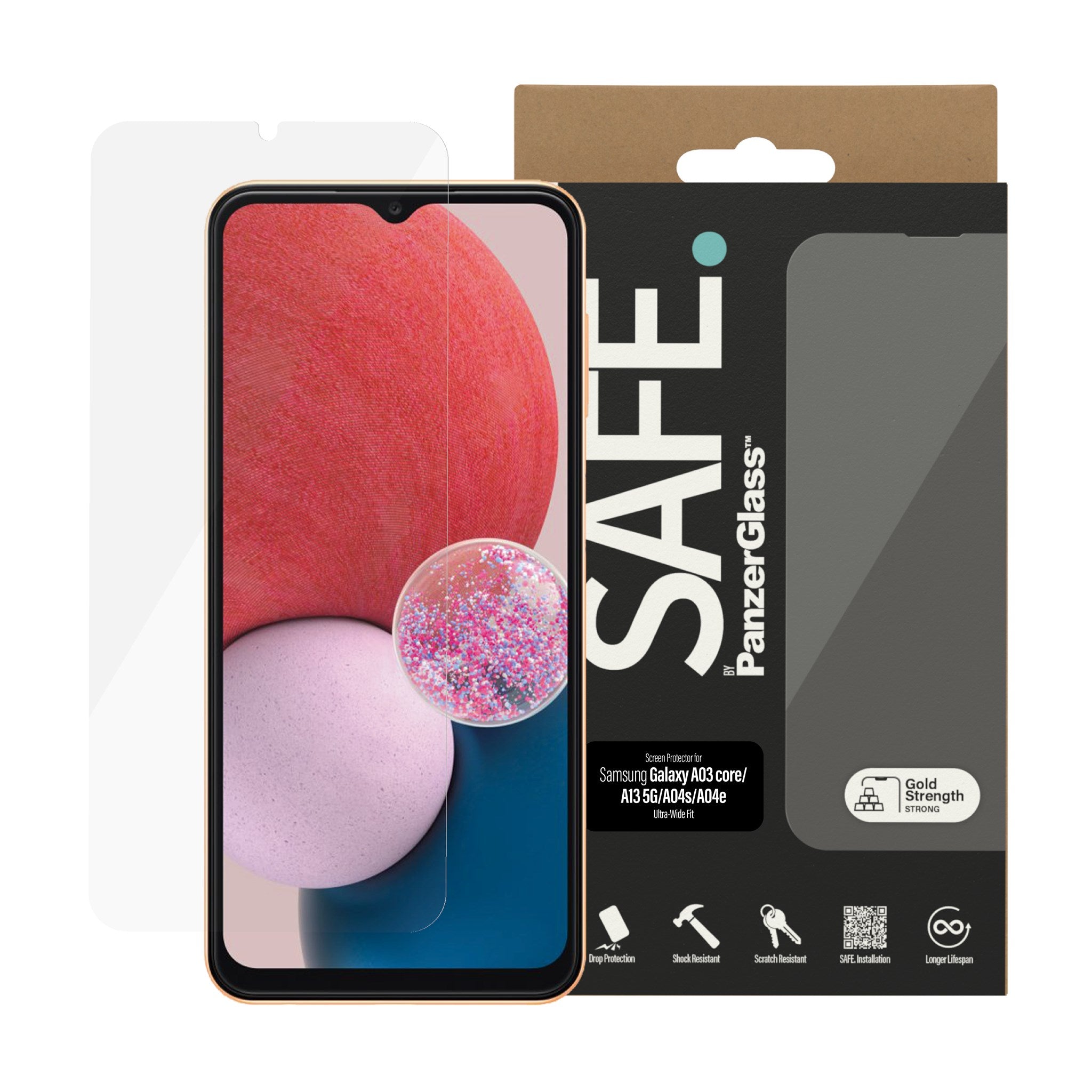 SAFE. by PanzerGlass® Screen Protector Samsung Galaxy A03 core | A13 5G | A04s | A04e