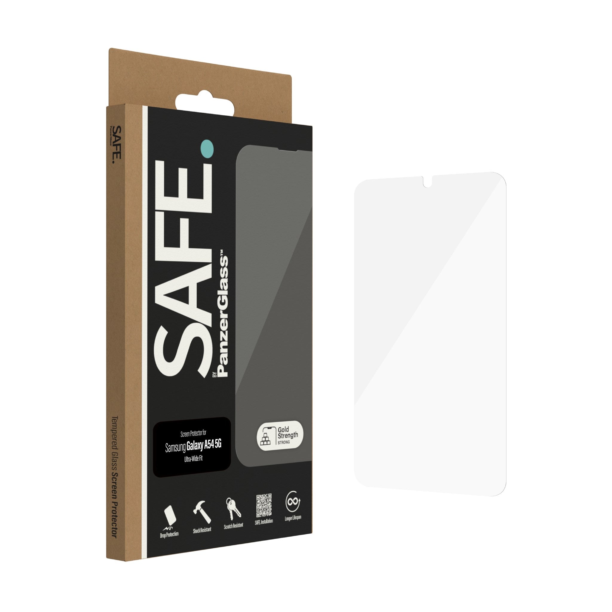 SAFE. by PanzerGlass® Screen Protector Samsung Galaxy A54 5G | Ultra-Wide Fit
