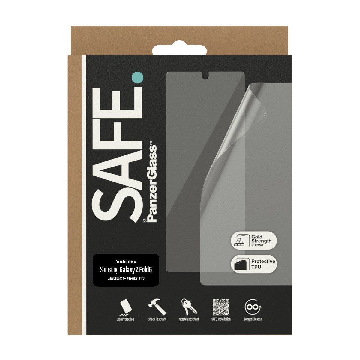 SAFE. by PanzerGlass® Screen Protector Samsung Galaxy Z Fold6 | Glass & Film